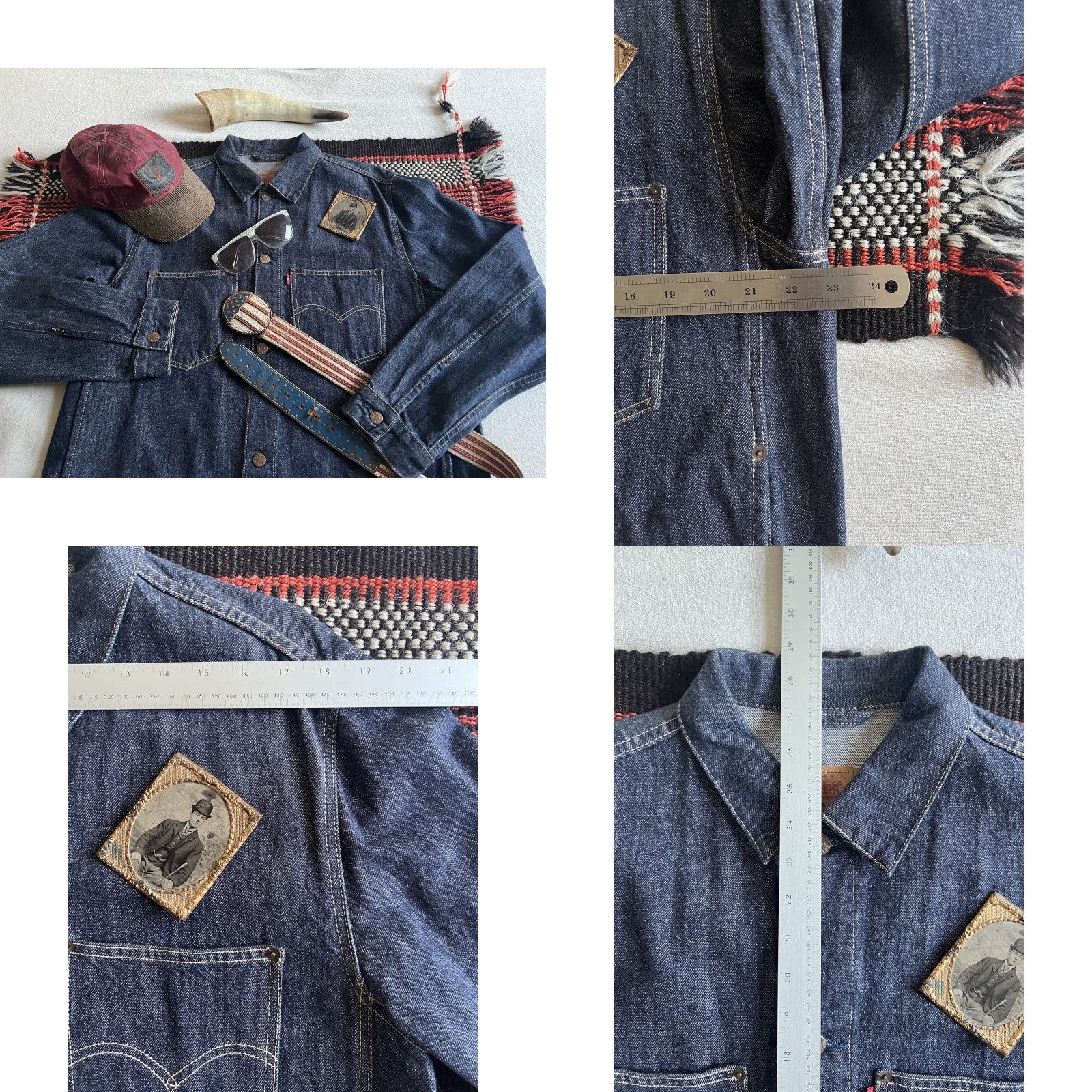 Levi's Levi’s Sunrise Trucker Jacket L Regular Levi’s Sunrise Trucker Jacket L Denim Blue 2001 Vintage 70511 46 in Chest Mens Workwear 90s Retro Riveted Size US L / EU 52-54 / 3 - 9 Thumbnail