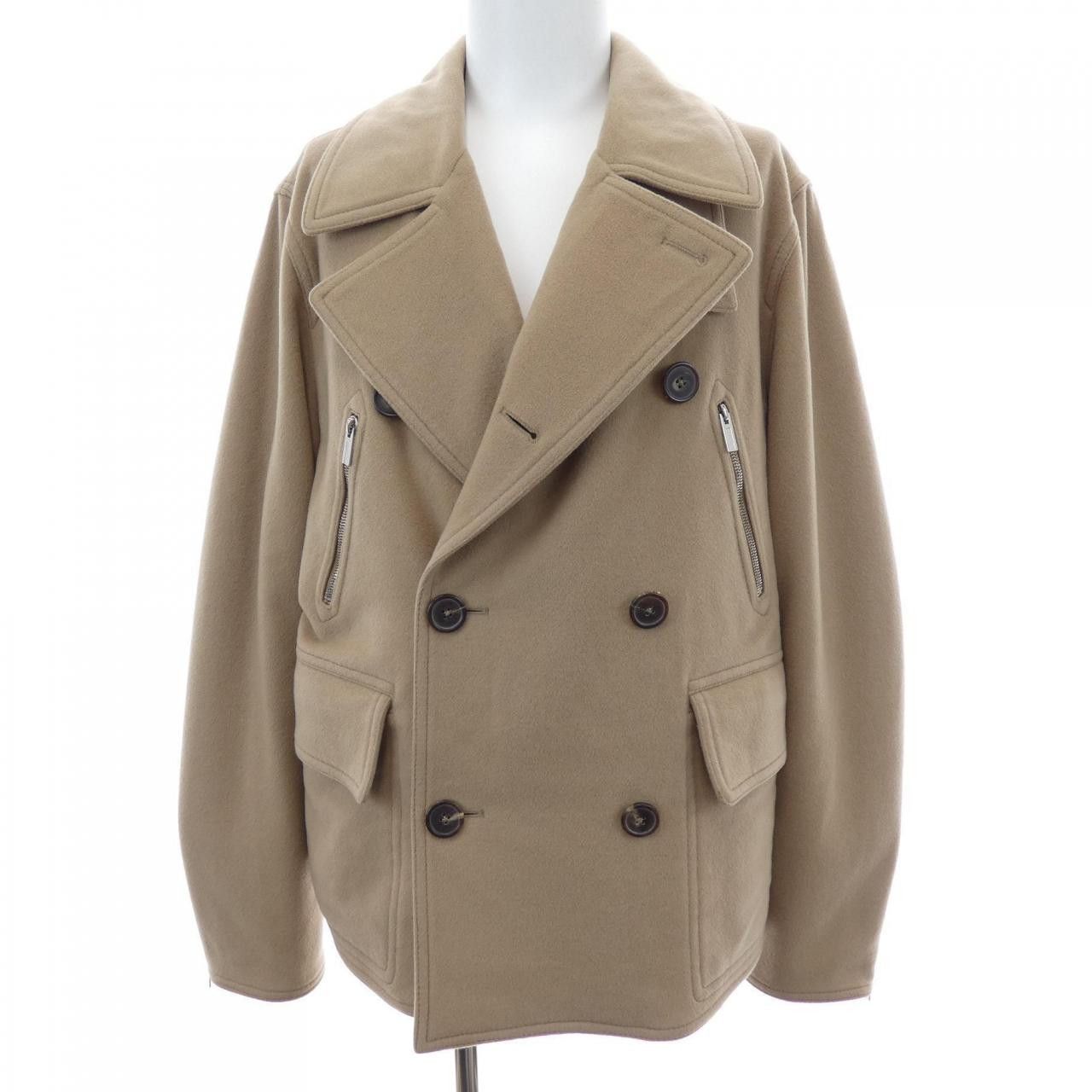 Hermes Hermes Hermes Cashmere Coat Textile Outerwear DUTY FREE for USA Size ONE SIZE - 1 Thumbnail