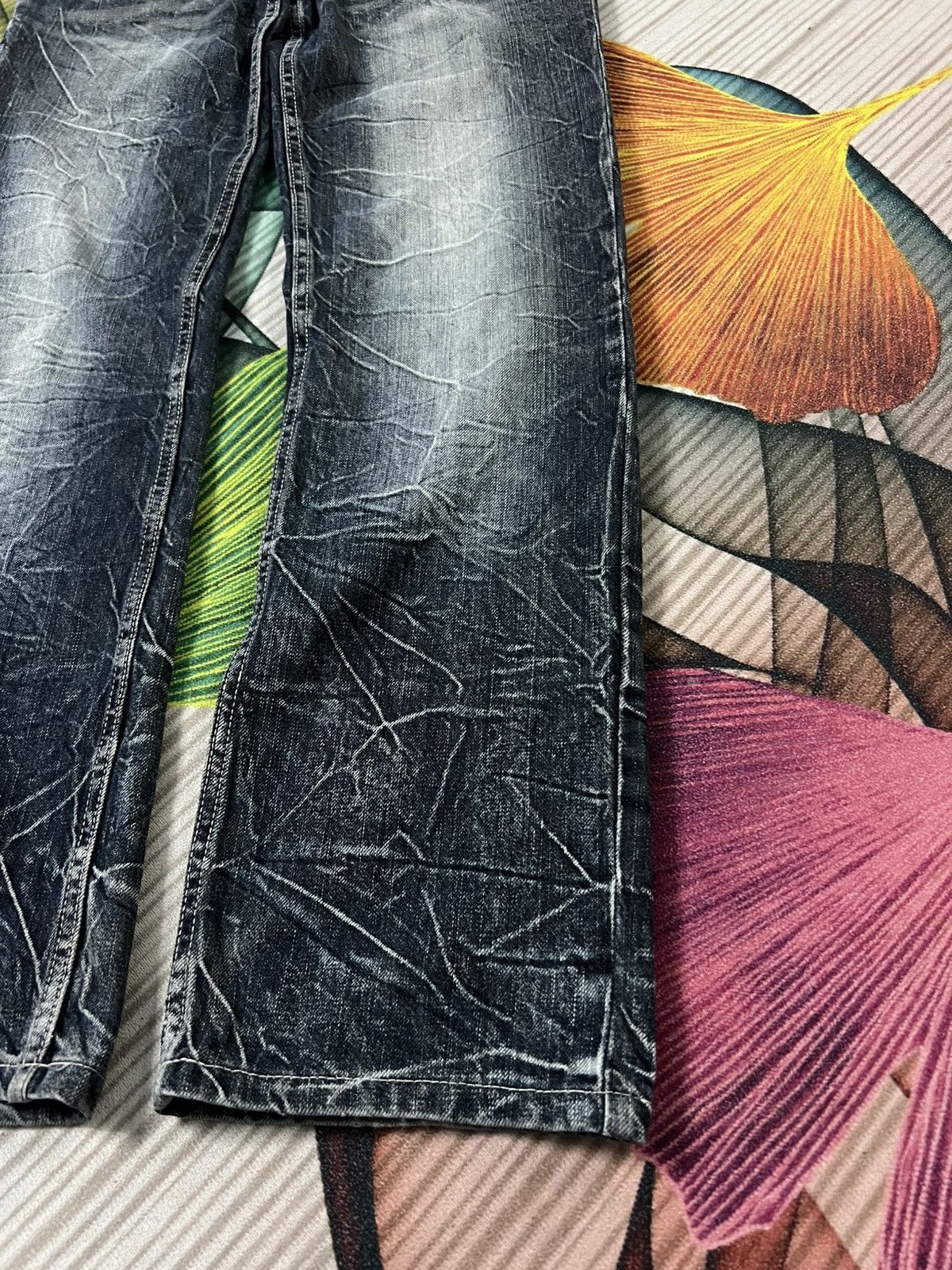 Japanese Brand 💥DOUBLE WAIST💥ANTFUI PUNK CLAWMARK JEANS Size US 29 - 4 Thumbnail