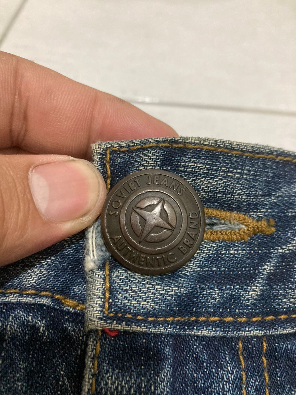Hysteric Glamour × Japanese Brand × Vintage Vintage Japanese Brand Soviet Jeans Size US 33 - 5 Thumbnail