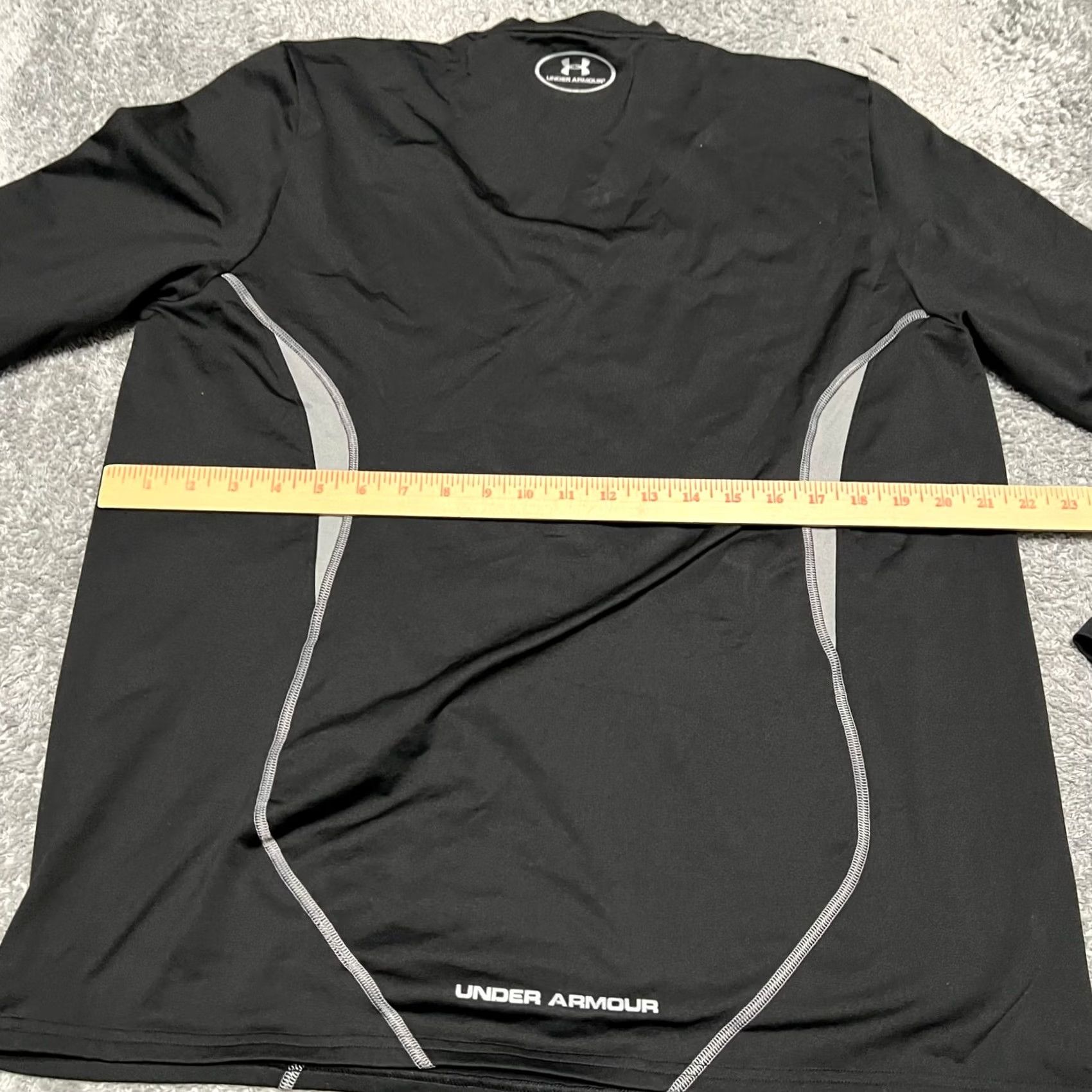 Under Armour Under Armour Shirt Mens XL Coldgear Long Sleeve Black Fitted Running Size US XL / EU 56 / 4 - 5 Thumbnail