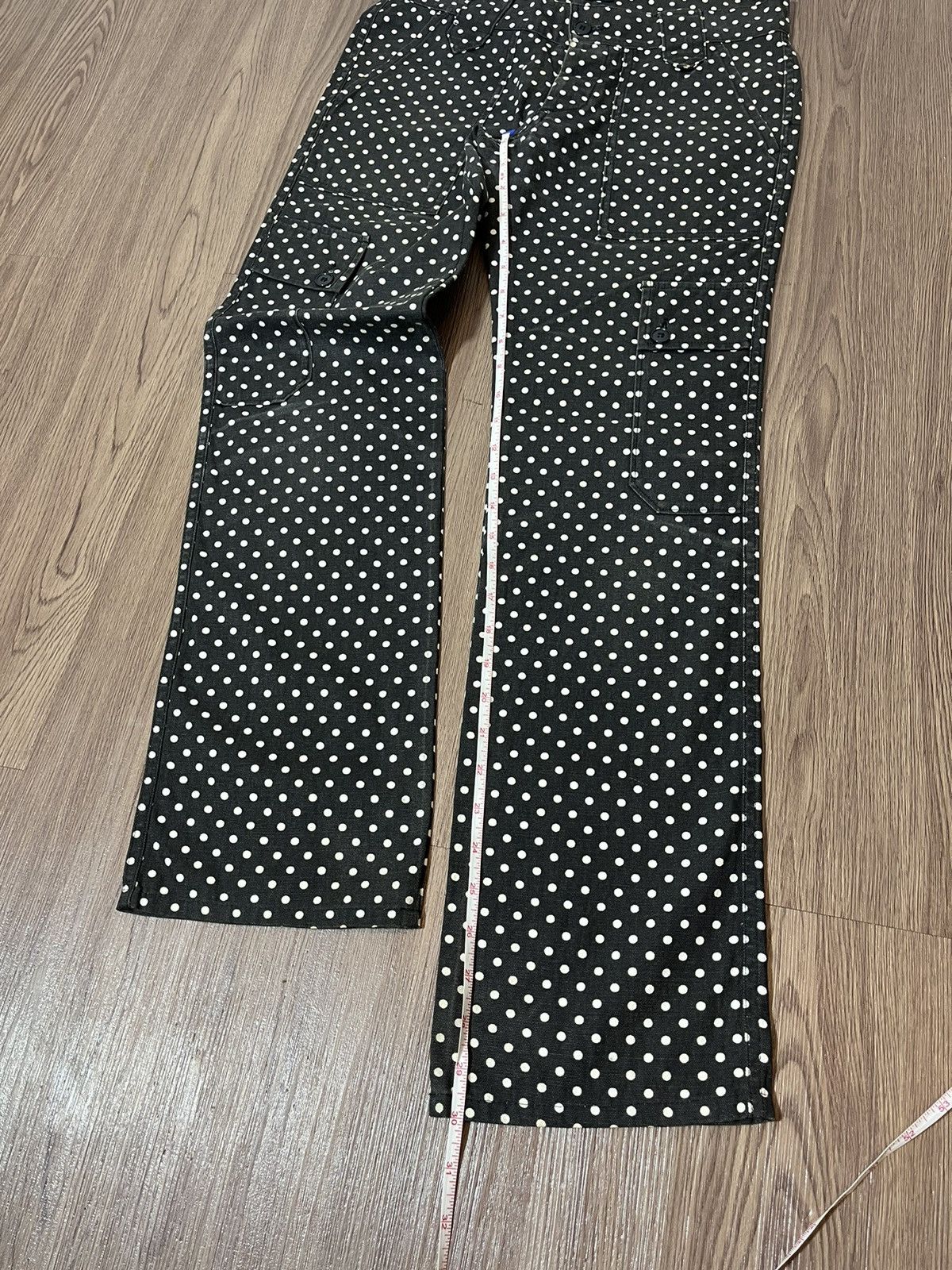 Zucca Zucca by Issey Miyake Polkadot Cargo Pants Size US 31 - 15 Thumbnail