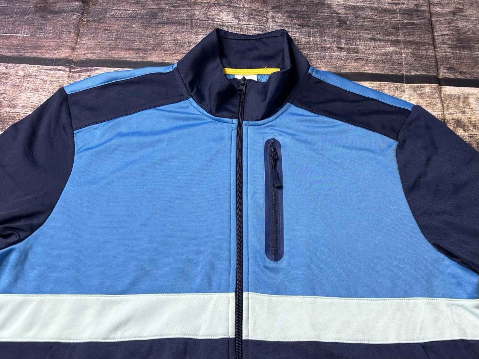 Bonobos Bonobos Fielder Track Jacket Men's Large Full Zip Blue Size US L / EU 52-54 / 3 - 4 Thumbnail