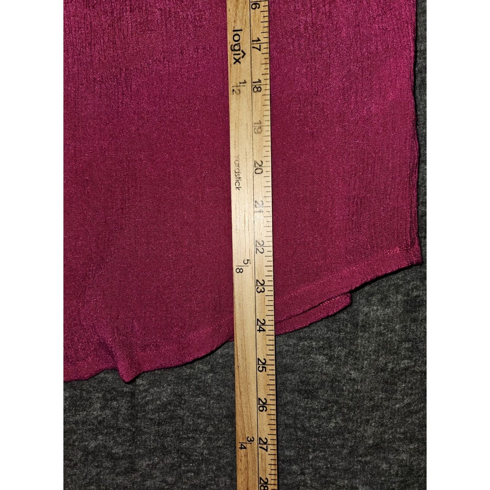 Wrangler Wrangler Wrancher Shirt Women's XL Off Shoulder 3/4 Sleeve Magenta Stretch Colorful Western Size XL / US 12-14 / IT 48-50 - 4 Thumbnail