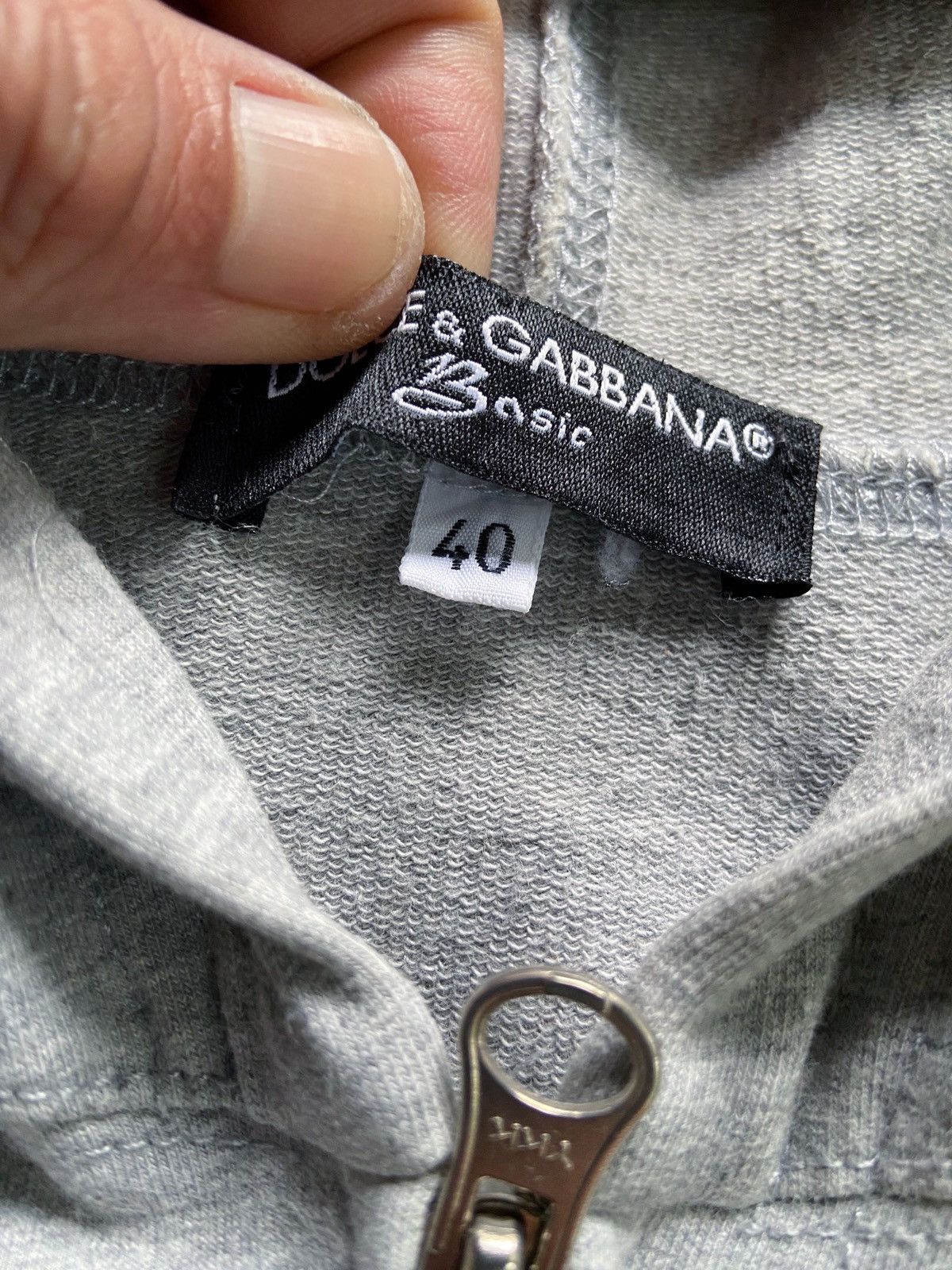Dolce & Gabbana DOLCE & GABBANA BASIC ZIP HOODIE Size US S / EU 44-46 / 1 - 11 Thumbnail