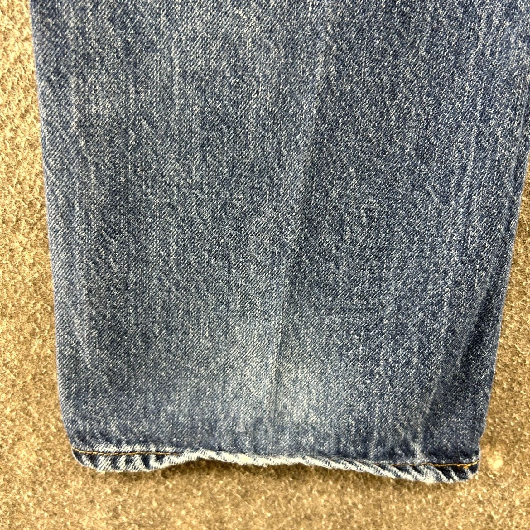 Lucky Brand Lucky Brand Jeans Slim 32x32 Blue Medium Wash 5-Pocket Denim Distressed City College Preppy Mens Size US 32 / EU 48 - 4 Thumbnail