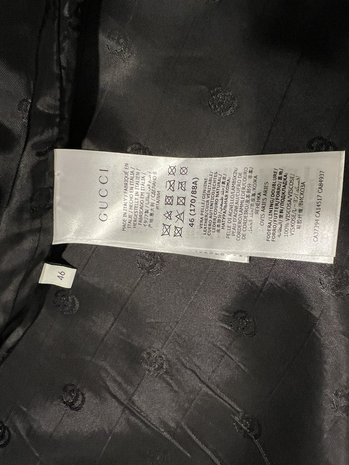 Gucci Gucci Mens leather overshirt. 46/S. $3150 Size US S / EU 44-46 / 1 - 12 Thumbnail