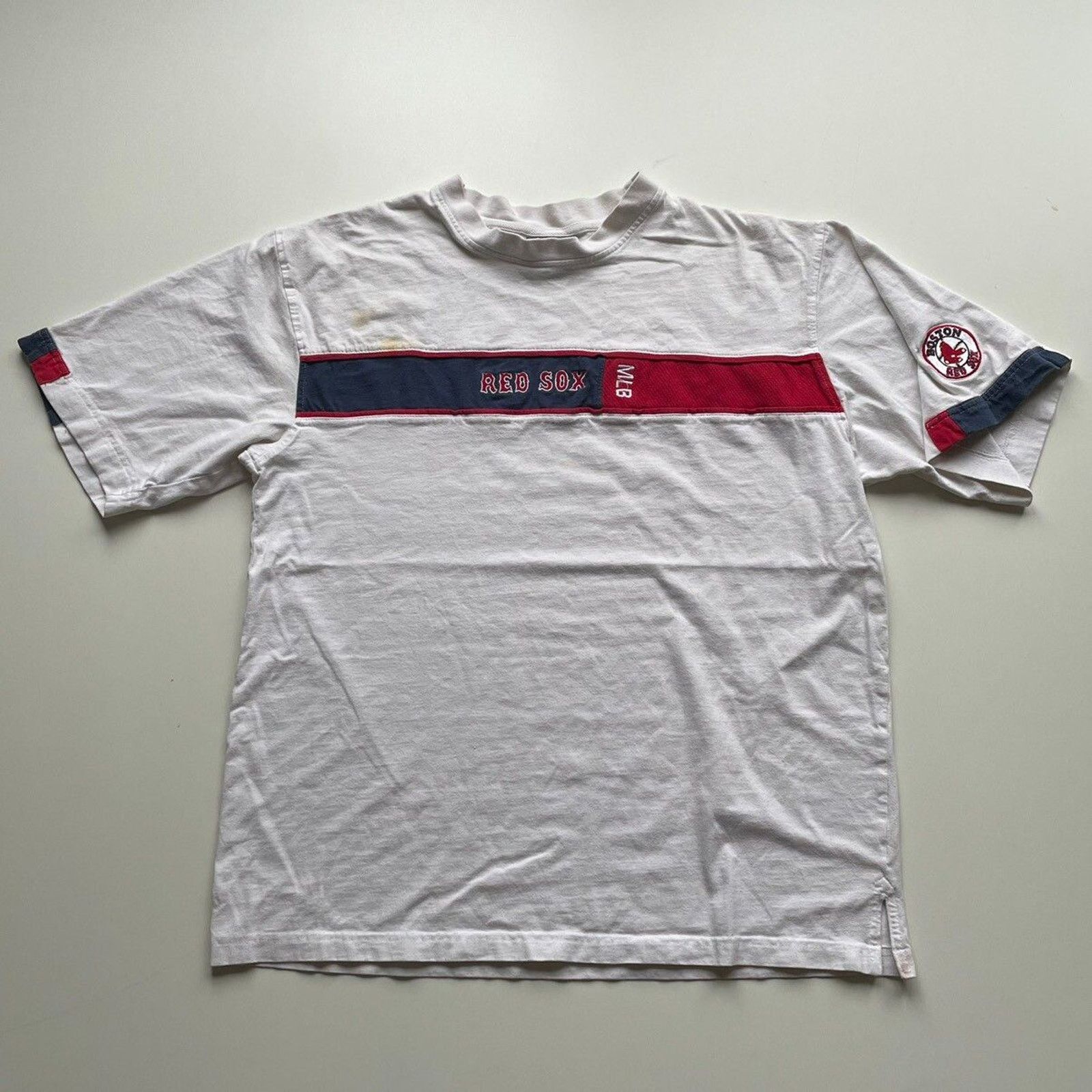 Lee × MLB × Vintage Vintage 90s Boston Red Sox MLB Graphic T Shirt Large White Size US L / EU 52-54 / 3 - 1 Thumbnail