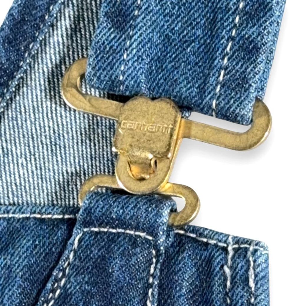 Carhartt Carhartt Overalls Mens 32x34 Blue Denim Workwear OR4672 Size US 32 / EU 48 - 6 Thumbnail