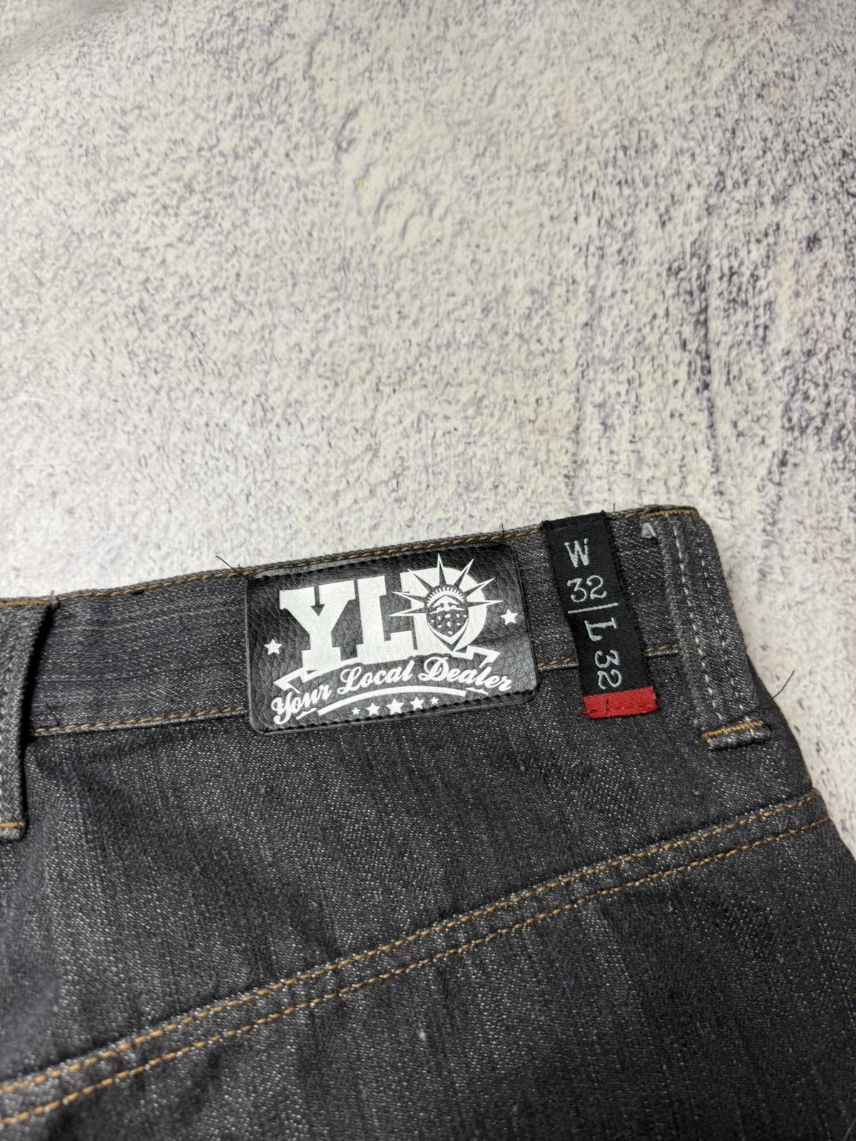 Japanese Brand Vintage Rap Pants Your Local Dealer Y2K Jeans Japanese Size US 32 / EU 48 - 15 Thumbnail