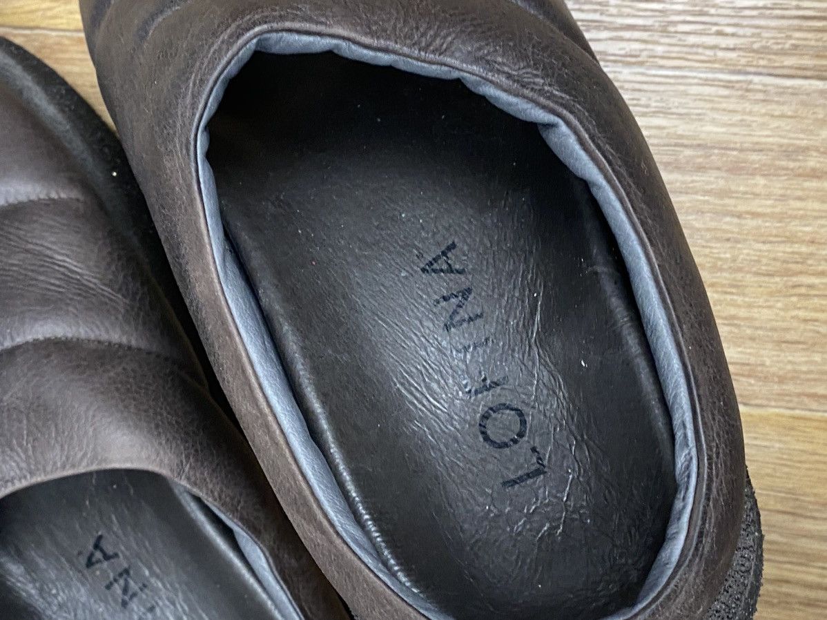 Designer × Other Lofina Brown Leather Avantgarde Platform Puff Sliders Size US 8 / IT 38 - 8 Thumbnail