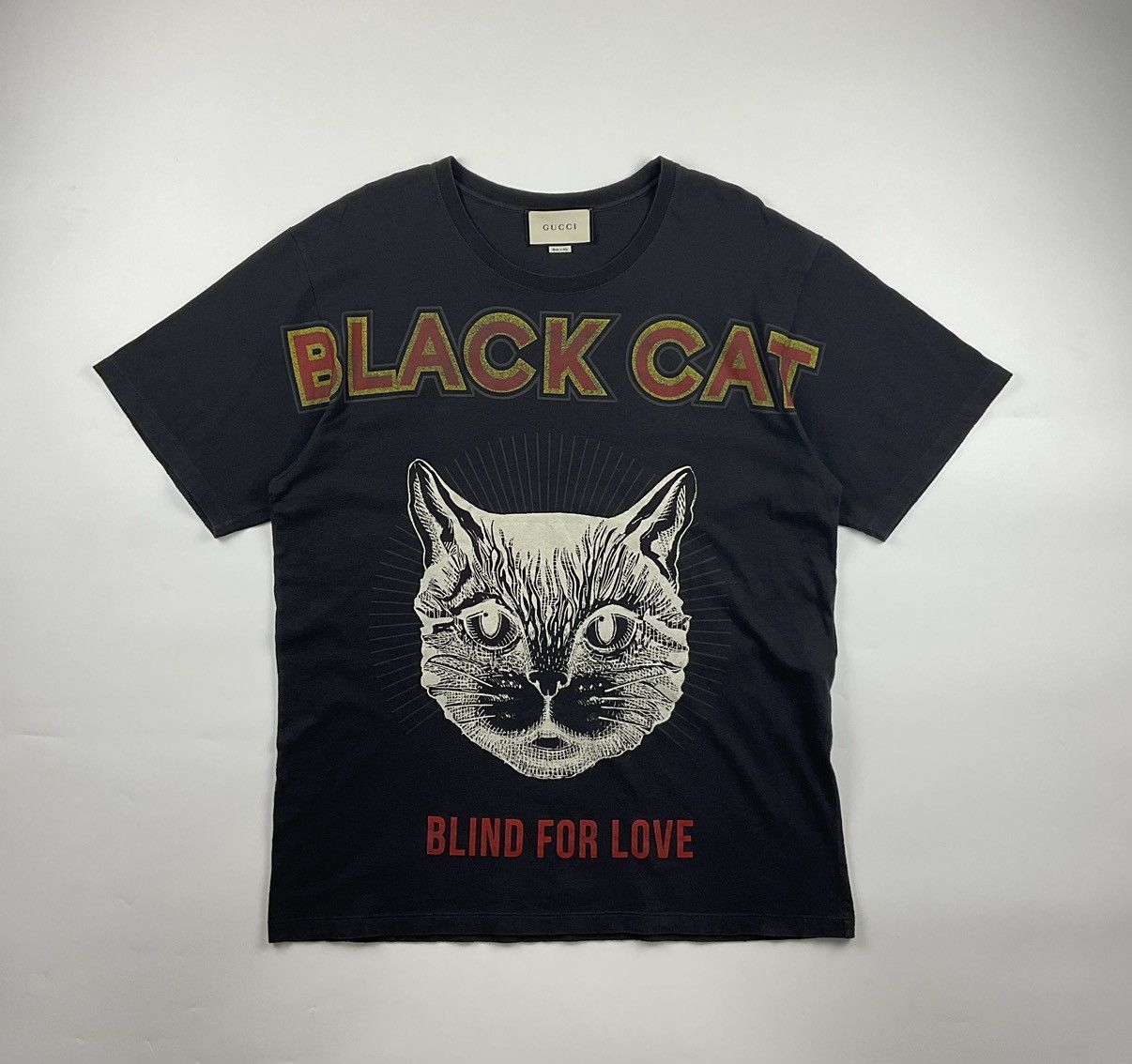 Gucci Gucci Black Cat Tee Grailed