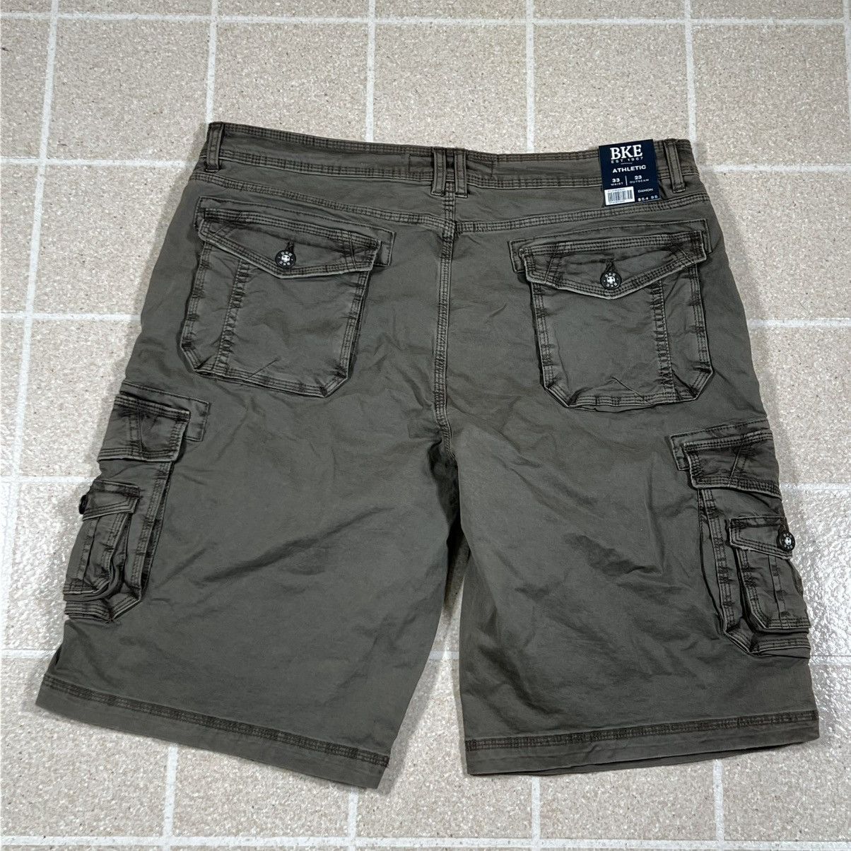 BKE NEW Buckle BKE Cargo Shorts Men 33 Daniel skater Grey Olive Size US 33 - 3 Thumbnail