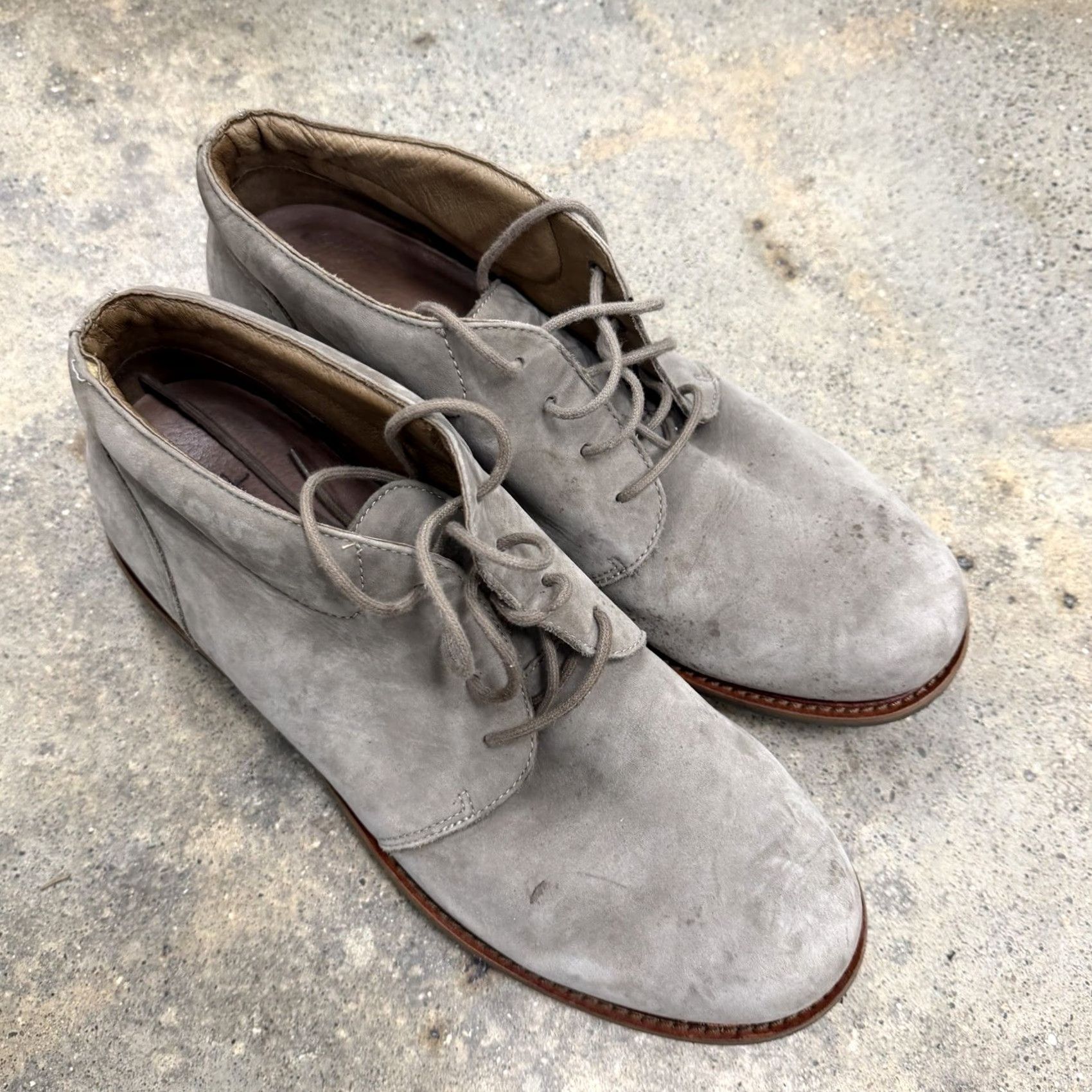 Dansko Dansko Jake Chukka Boots Sz 45/US 12 Nubuck Leather Taupe Comfort Mens Boots Size US 12 / EU 45 - 3 Thumbnail