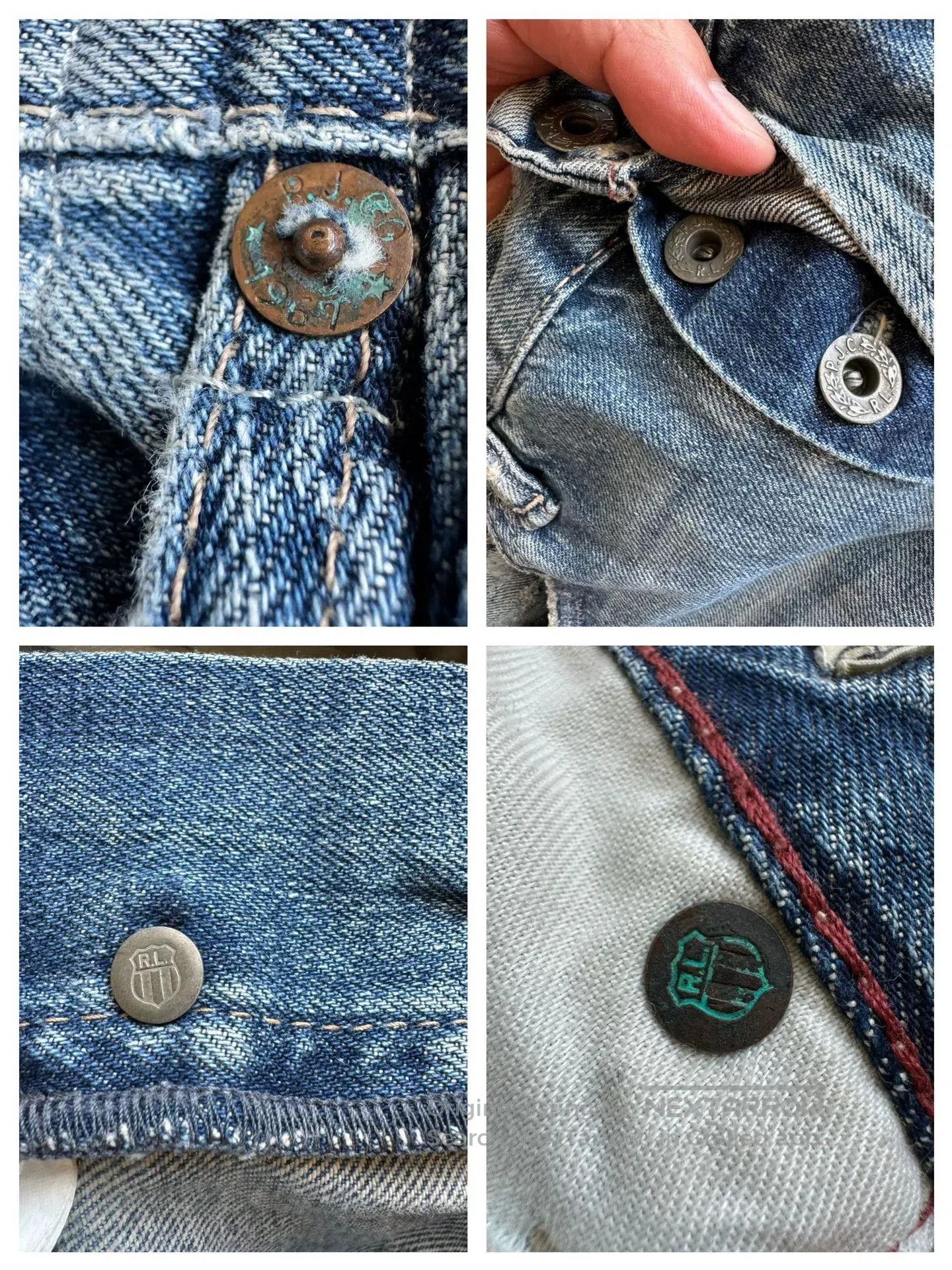 RLX Ralph Lauren Vintage Wash Patchwork Denim Jeans. Size US 32 / EU 48 - 8 Thumbnail