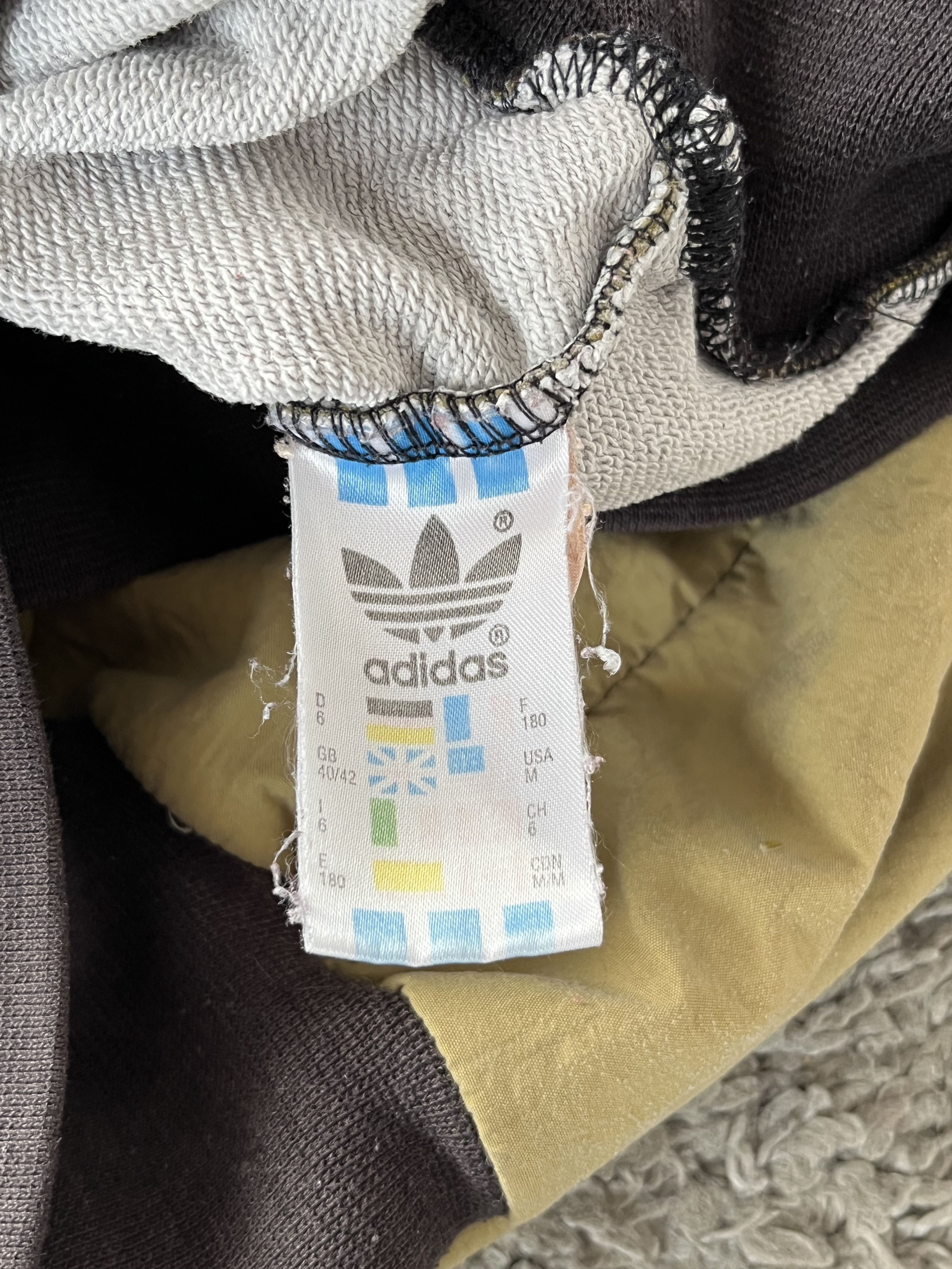 Adidas Vintage Adidas Nylon Insert BIG LOGO 1/3 Zip Streetwear Size US L / EU 52-54 / 3 - 9 Thumbnail