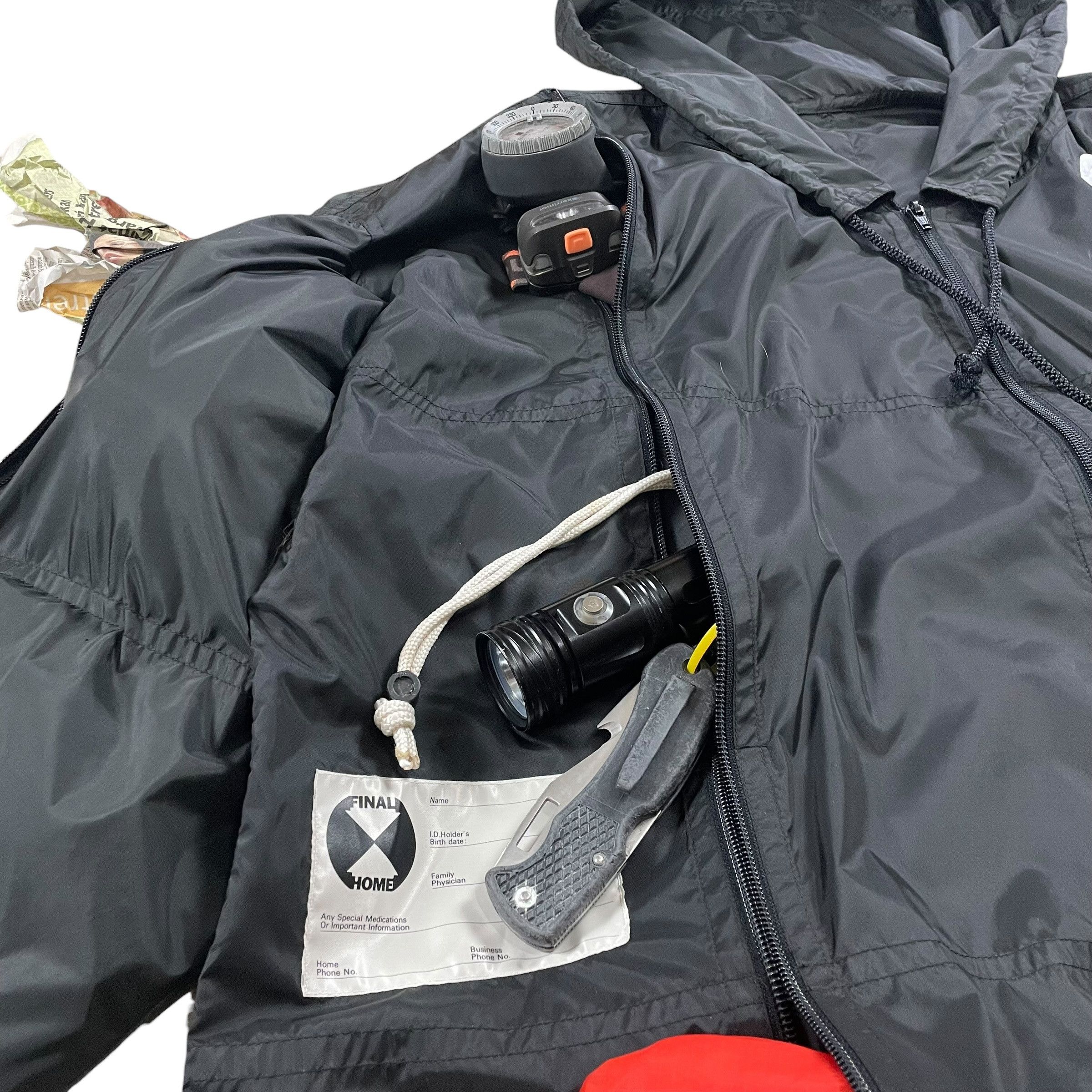 Final Home Vintage Final Home S/S 1995 Hooded Survival Jacket Size US M / EU 48-50 / 2 - 6 Thumbnail