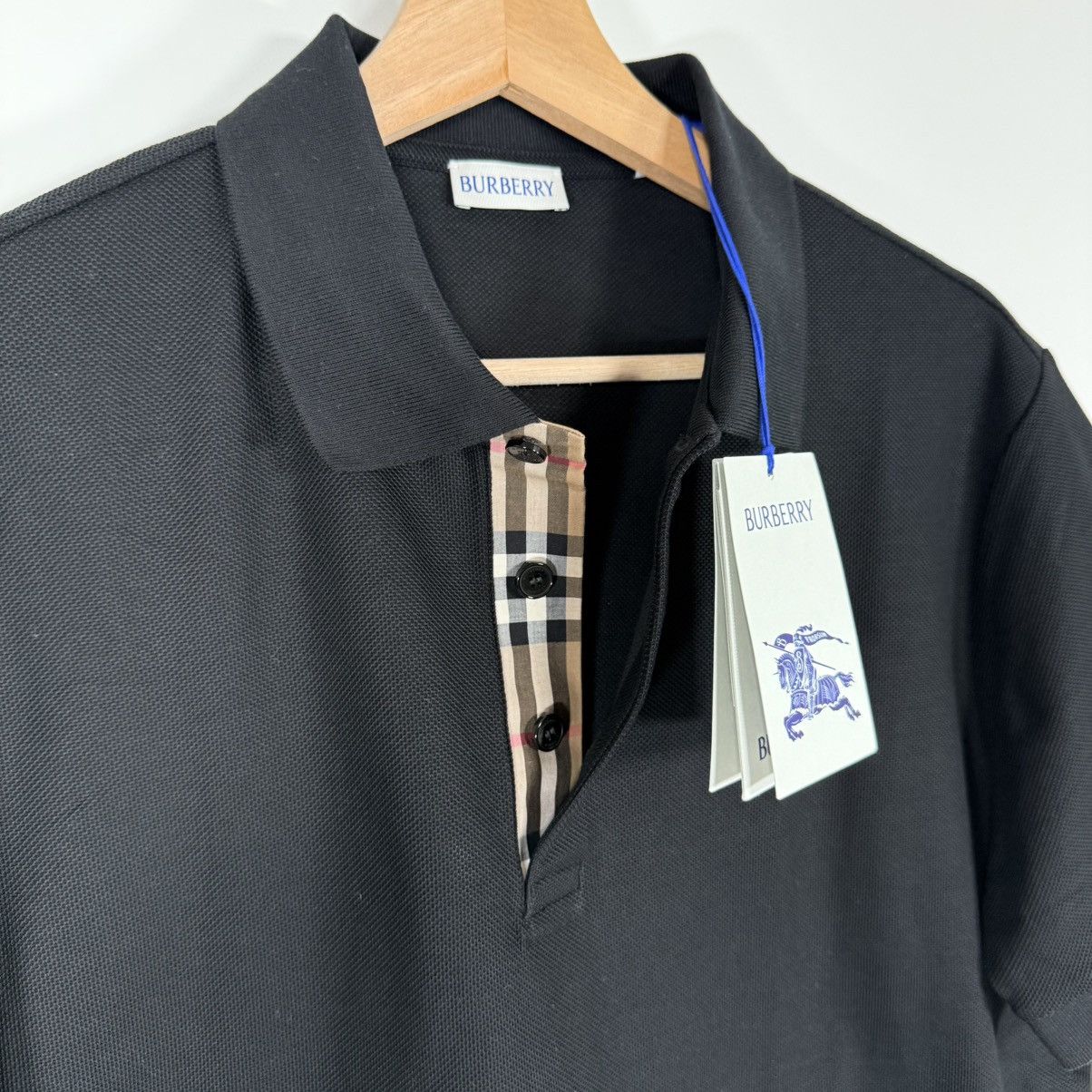 Burberry €440 NWT Burberry Hartford Men’s Polo Shirt Size L Black Size US L / EU 52-54 / 3 - 2 Thumbnail