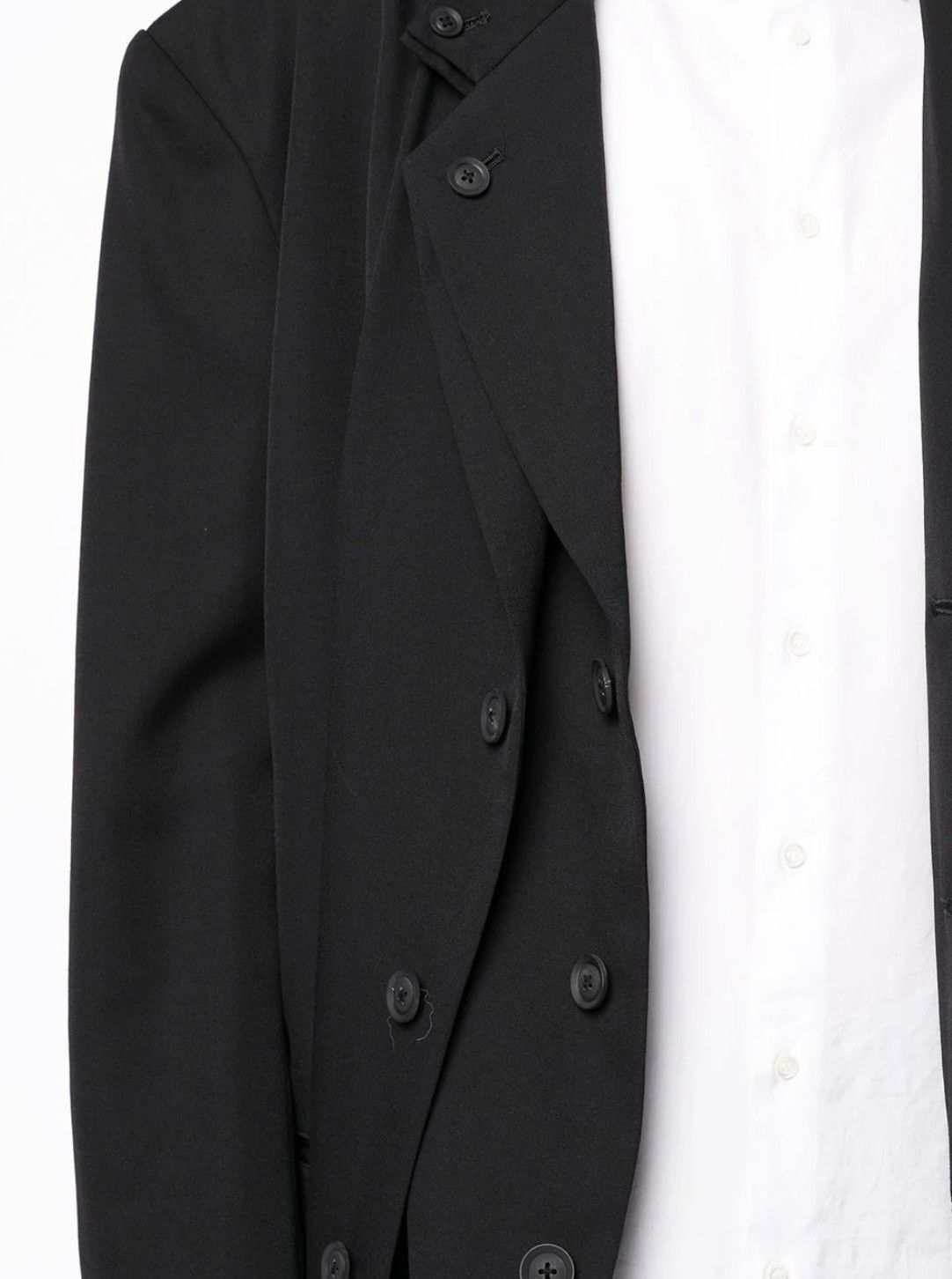 Yohji Yamamoto Yohji Yamamoto Pour Homme - Left Front Double Flap JKT Size US L / EU 52-54 / 3 - 10 Thumbnail