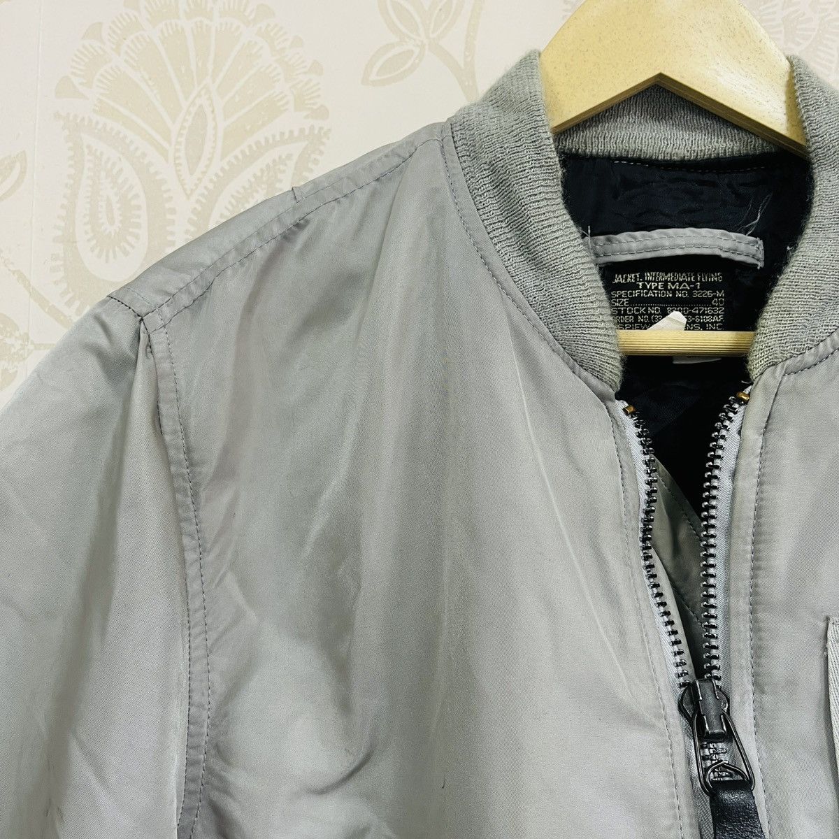 I. Spiewak And Sons Vintage I Spiewak & Sons Inc Bomber MA-1 Jacket Size US M / EU 48-50 / 2 - 5 Thumbnail