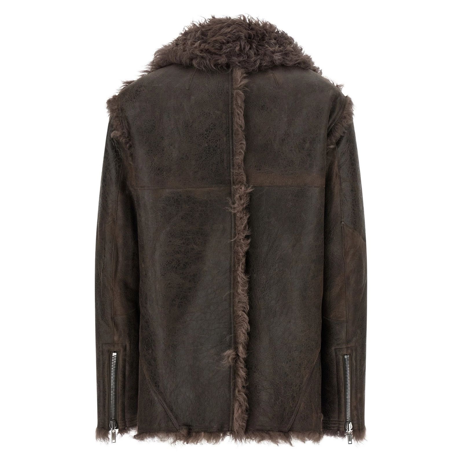 Rick Owens RICK OWENS CONCORDIANS Exploder Brown Leather Jacket New & A Size S / US 4 / IT 40 - 2 Thumbnail