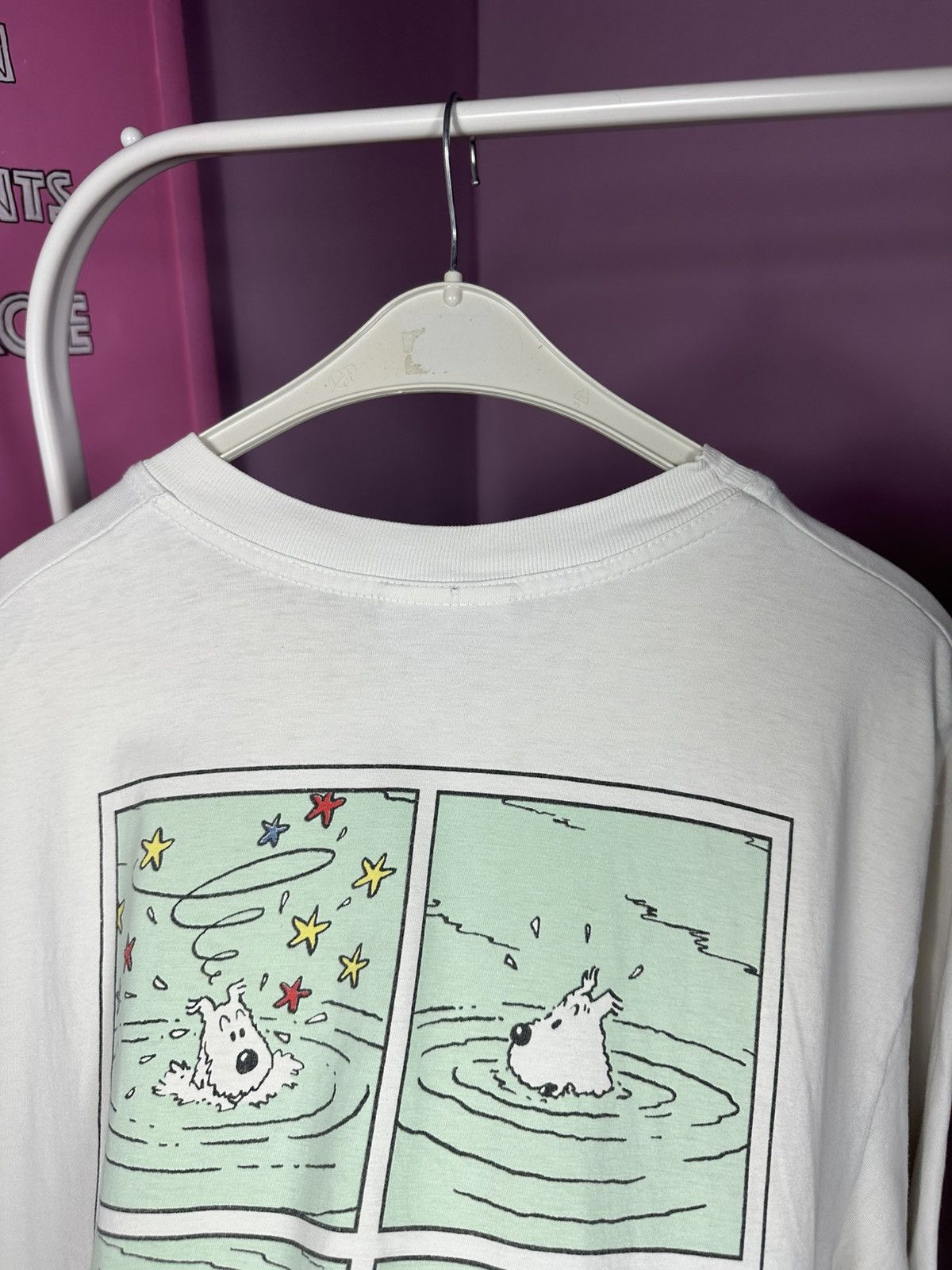 Other Vintage TinTin MoulinsArt 1996 Le Temple Du Soleil T-Shirt Size US L / EU 52-54 / 3 - 22 Thumbnail
