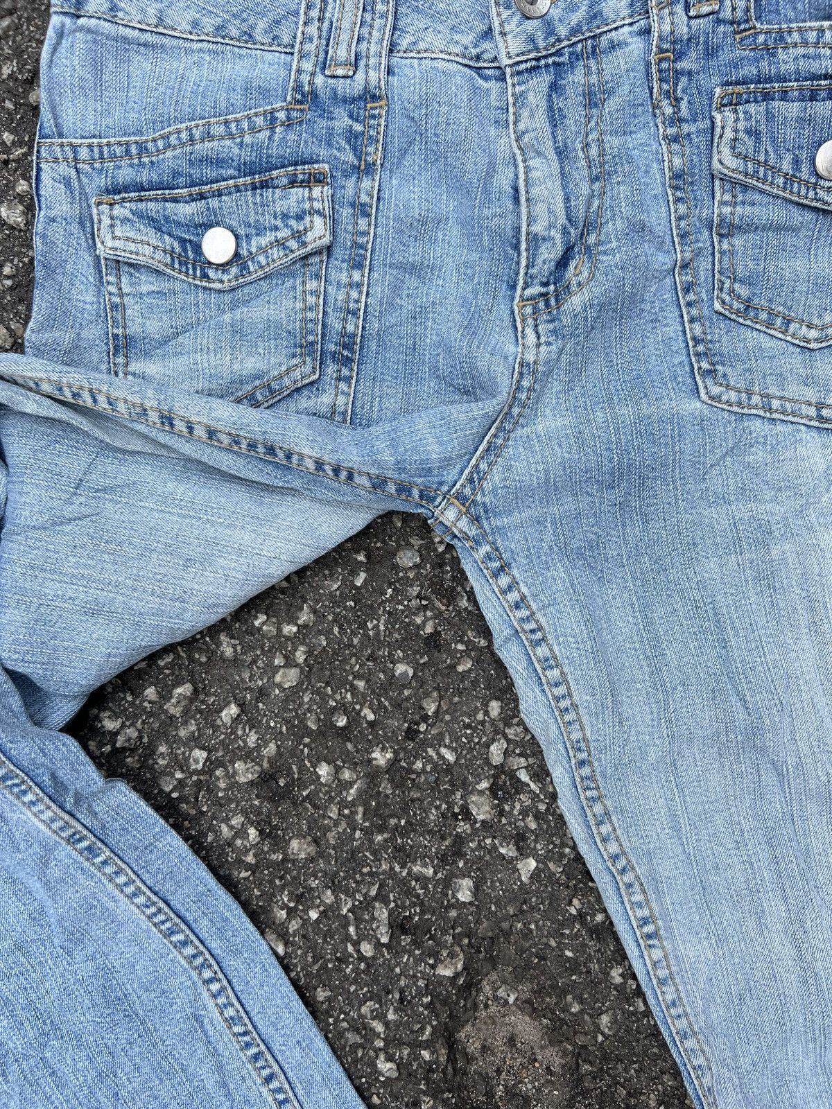 Japanese Brand 7. Japanase Brand Basic Wash Flare jeans Size 28" / US 6 / IT 42 - 5 Thumbnail