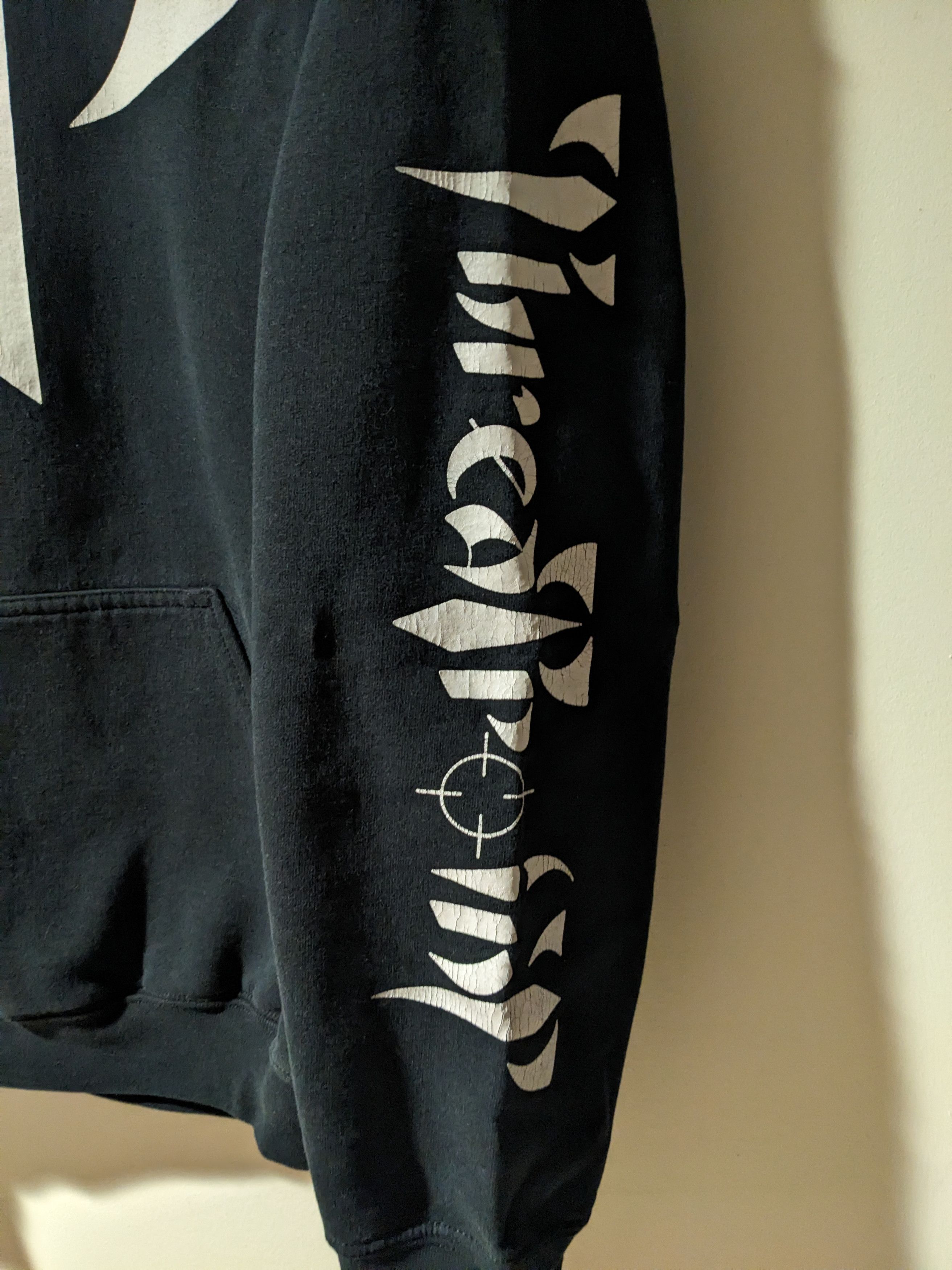 Band Tees × Vintage Vintage Y2K Threat Point Scranton Pennsylvania Thrash Hoodie Size US L / EU 52-54 / 3 - 3 Thumbnail