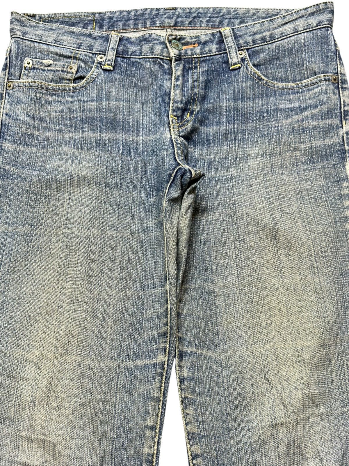 Uniqlo Vintage Uniqlo Flare Bootcut Faded Denim Size US 31 - 2 Thumbnail