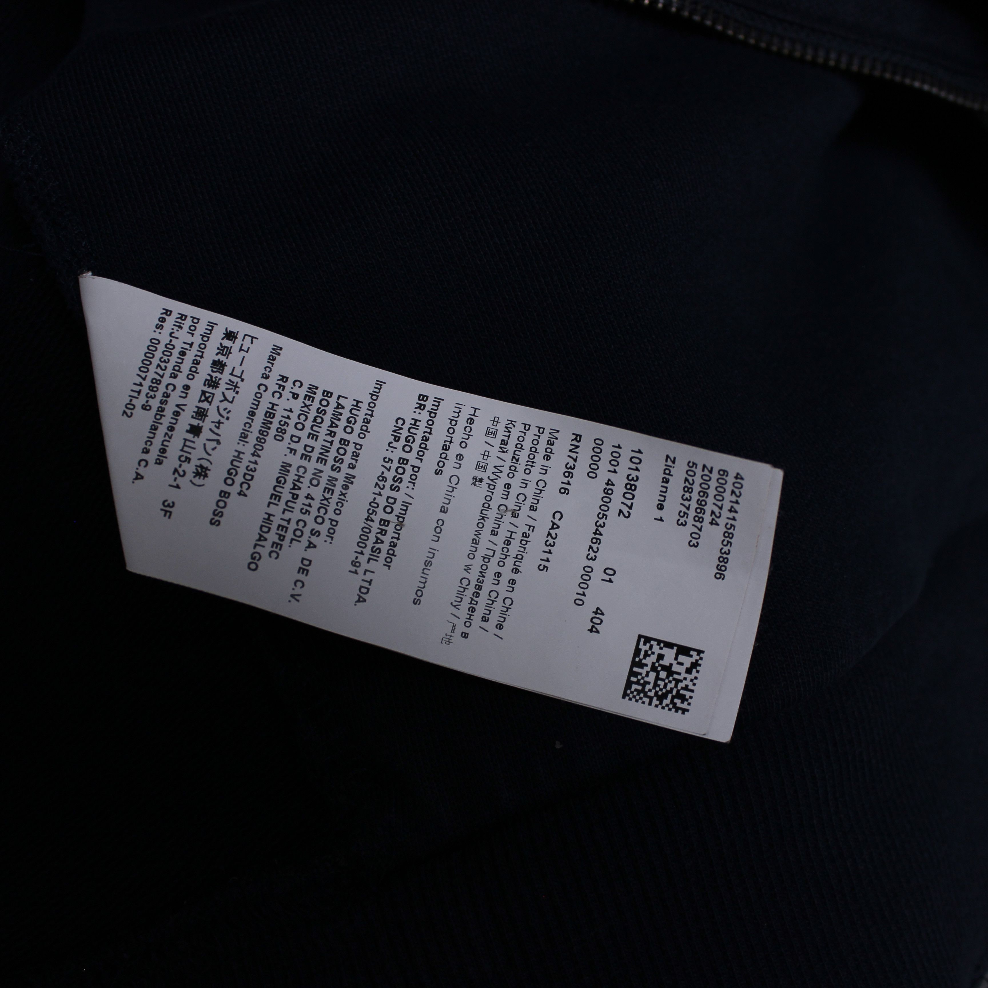 Hugo Boss Hugo Boss jacket men navy blue full zip XL XXL Size US XL / EU 56 / 4 - 10 Thumbnail