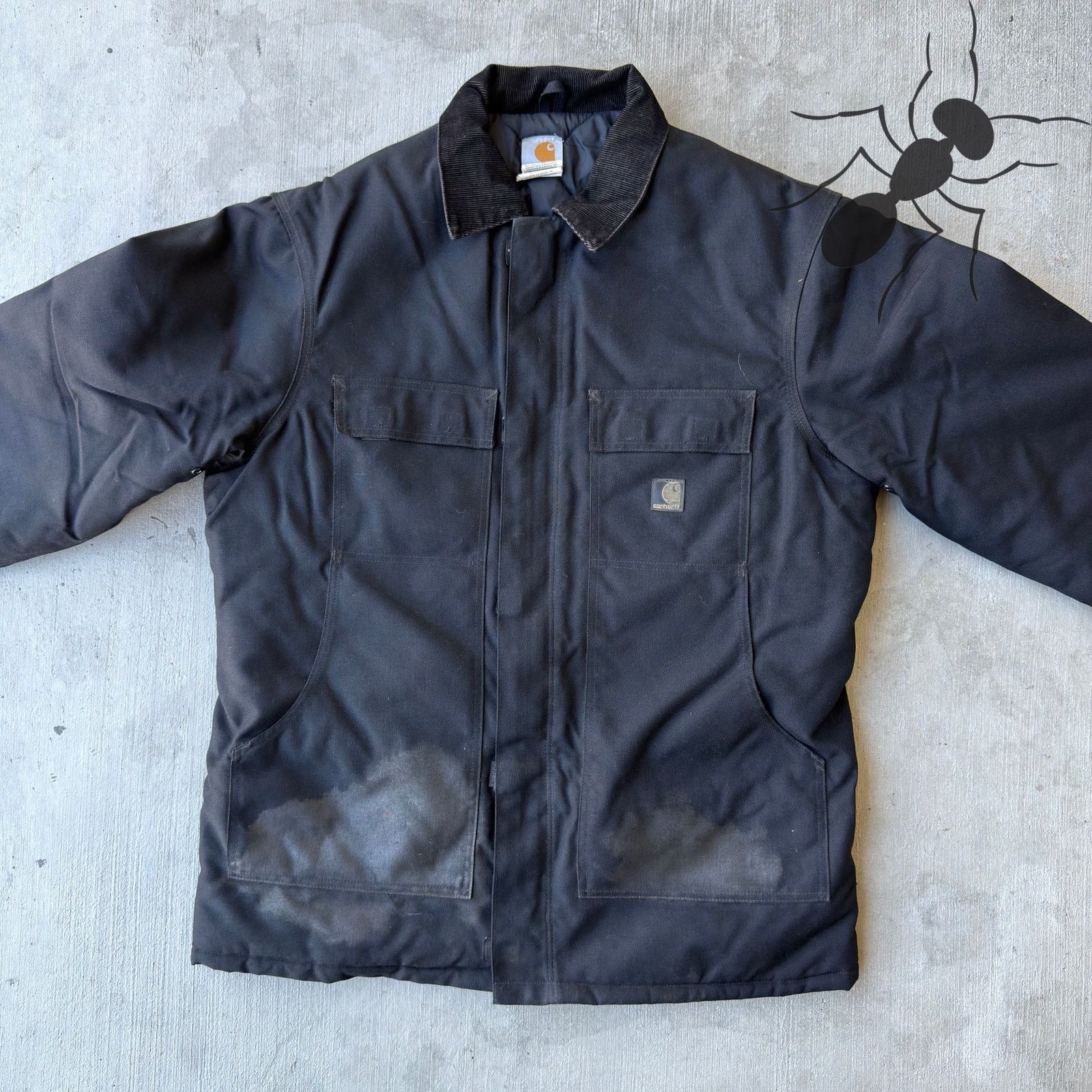 Carhartt × Vintage Carhartt C55 black arctic work wear jacket Size US L / EU 52-54 / 3 - 3 Thumbnail