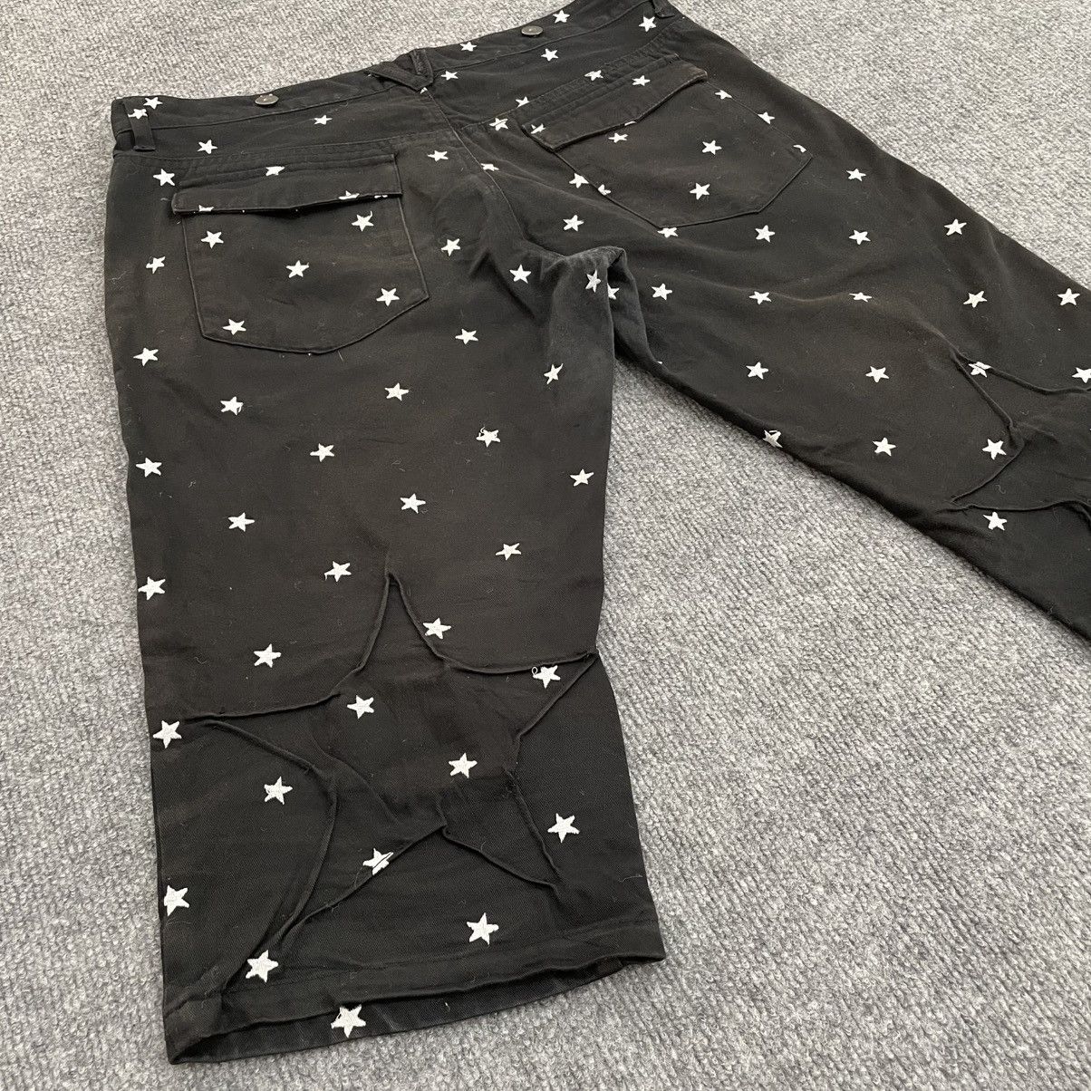 PPFM PPFM Cropped Pants Star Embroidery Size US 35 - 7 Thumbnail