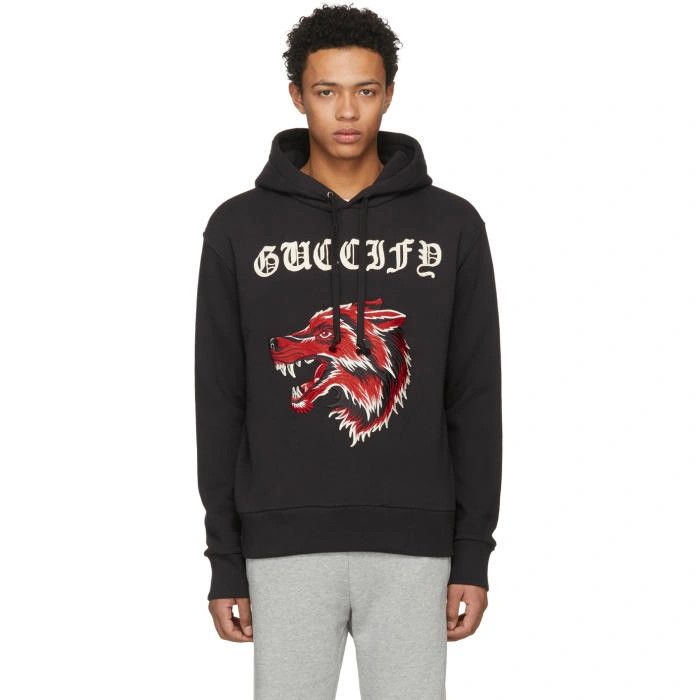 Gucci Gucci Guccify Wolf Hoodie Grailed