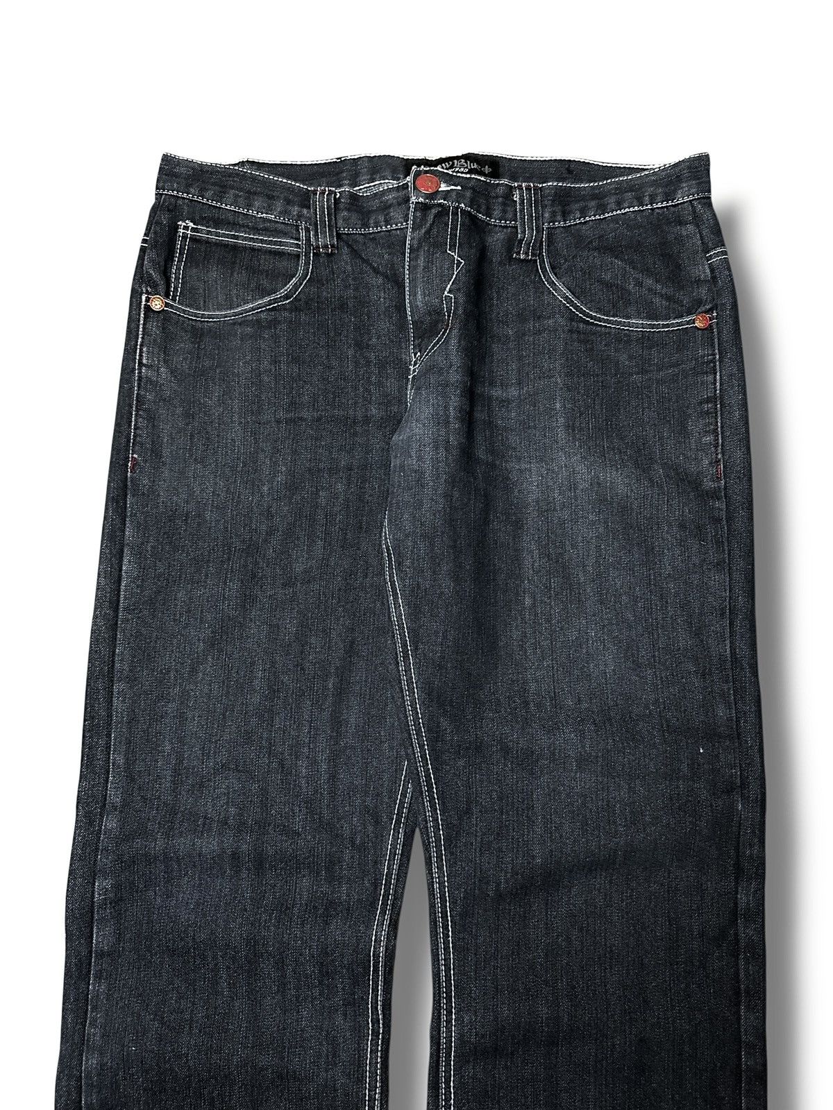 Vintage Rare Design Vintage Japanese Brand Raw Blue Jeans 2000s Size US 36 / EU 52 - 5 Thumbnail