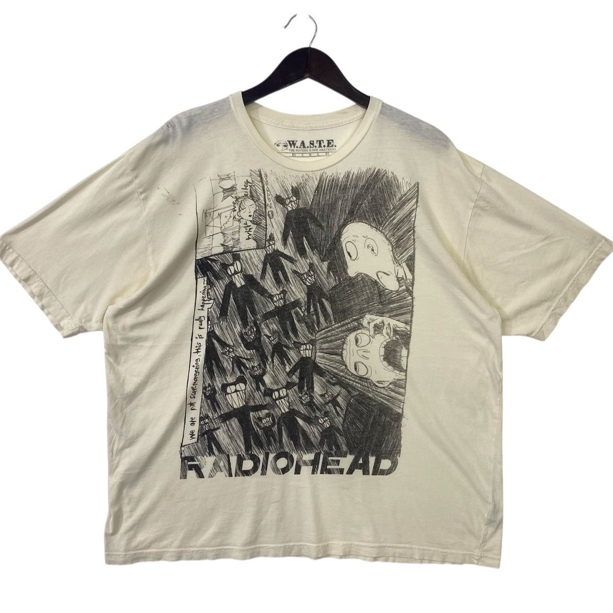 Band Tees Radiohead Shirt Rock Band Tee Thom Yorke Oasis