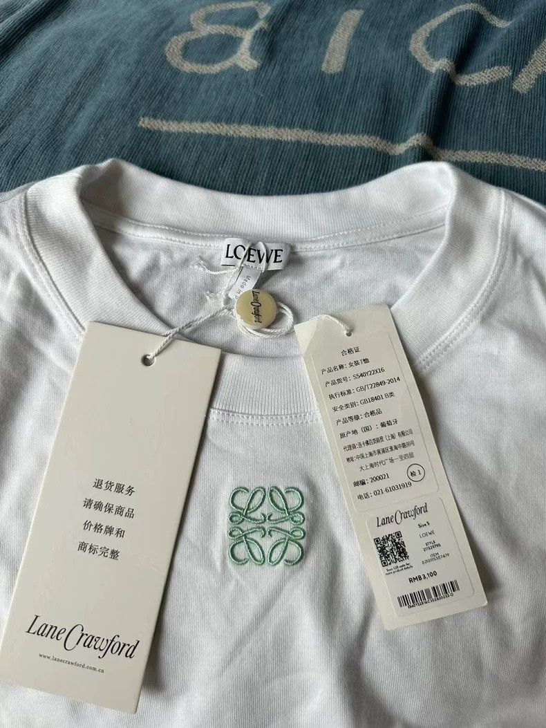 Loewe loewe Embroidered short-sleeved top 2506-Nextarrow Size US S / EU 44-46 / 1 - 2 Thumbnail