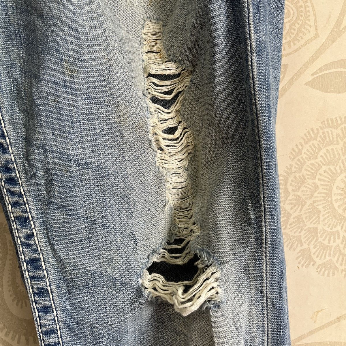 True Religion Thrashed True Religion Denim Jeans Straight Size US 34 / EU 50 - 6 Thumbnail