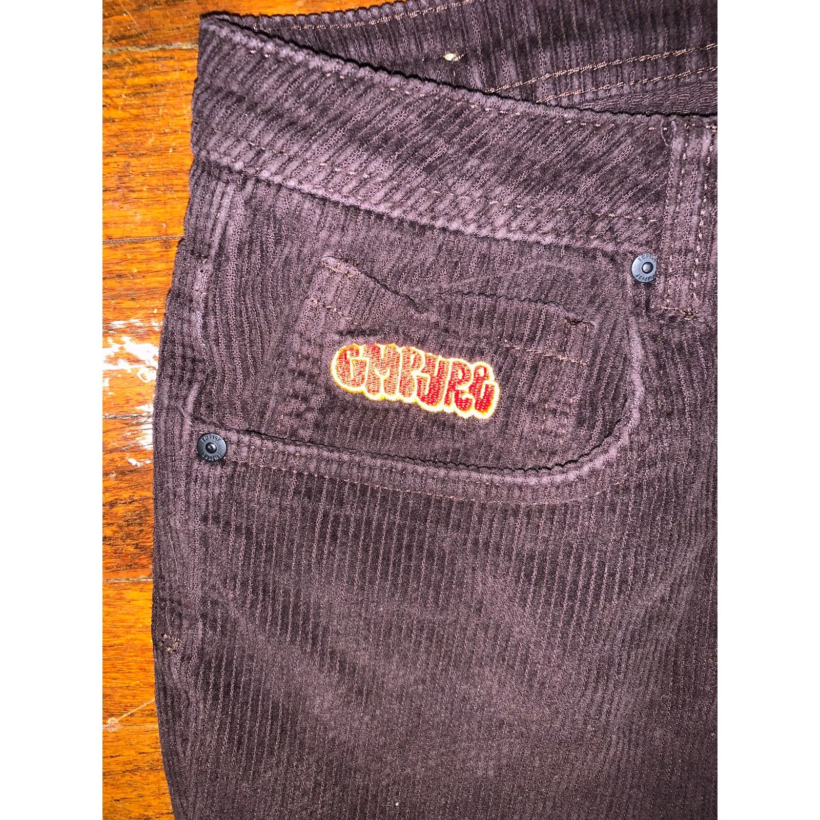 Empyre Empyre Brown Corduroy Pants Mens 30 Y2K Skate Straight Leg Size US 30 / EU 46 - 4 Thumbnail