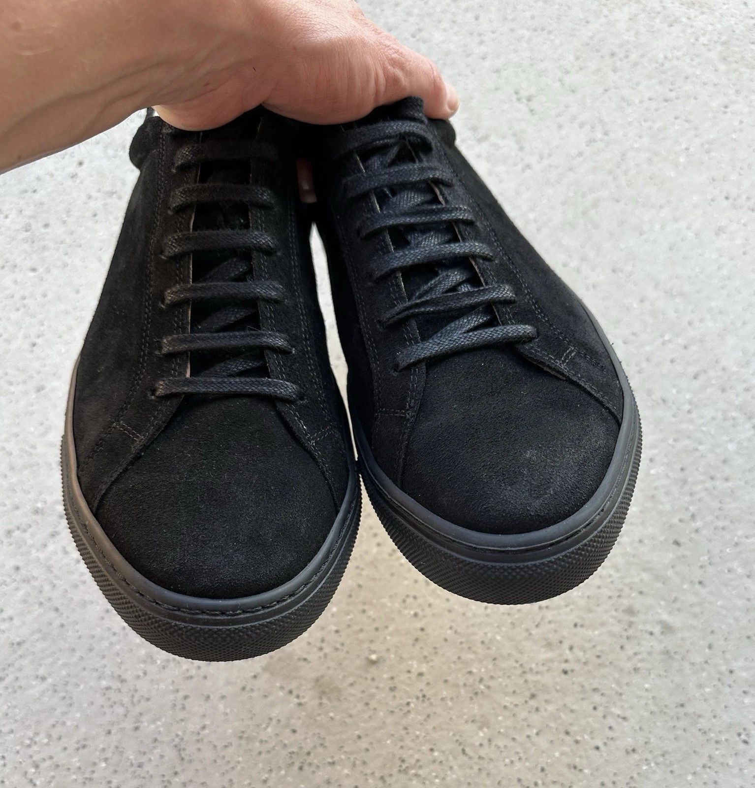 Suitsupply SUITSUPPLY Shoes Men's Lace up Low Top Suede Leather Sneaker Size US 12 / EU 45 - 7 Thumbnail