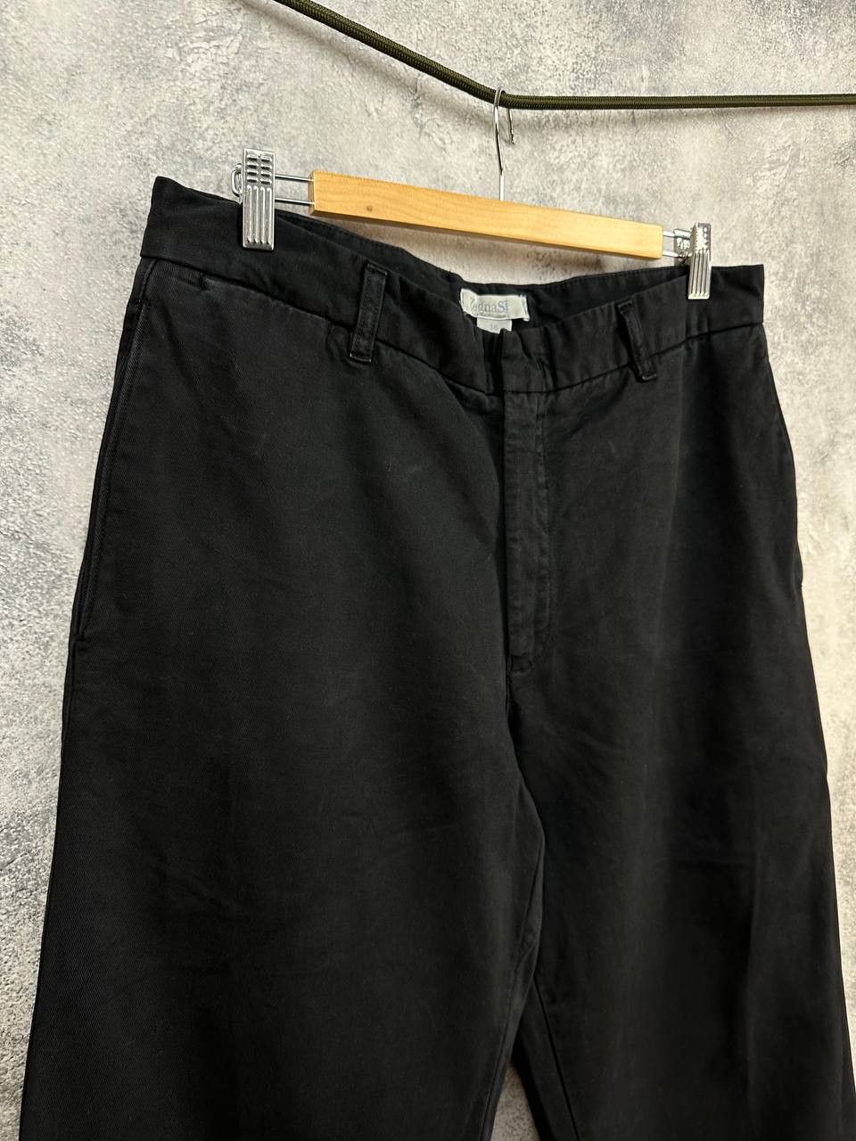 Ermenegildo Zegna Ermenegildo Zegna Sport Black Cotton Chino Trousers Size US 36 / EU 52 - 3 Thumbnail