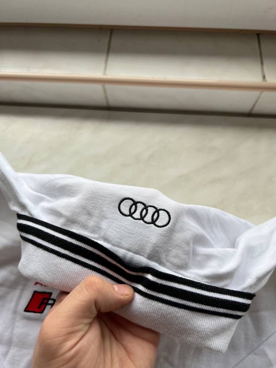 Audi Rare Audi RS 6 Racing Team Long sleeve Polo Shirt Auto y2k Size US L / EU 52-54 / 3 - 4 Thumbnail