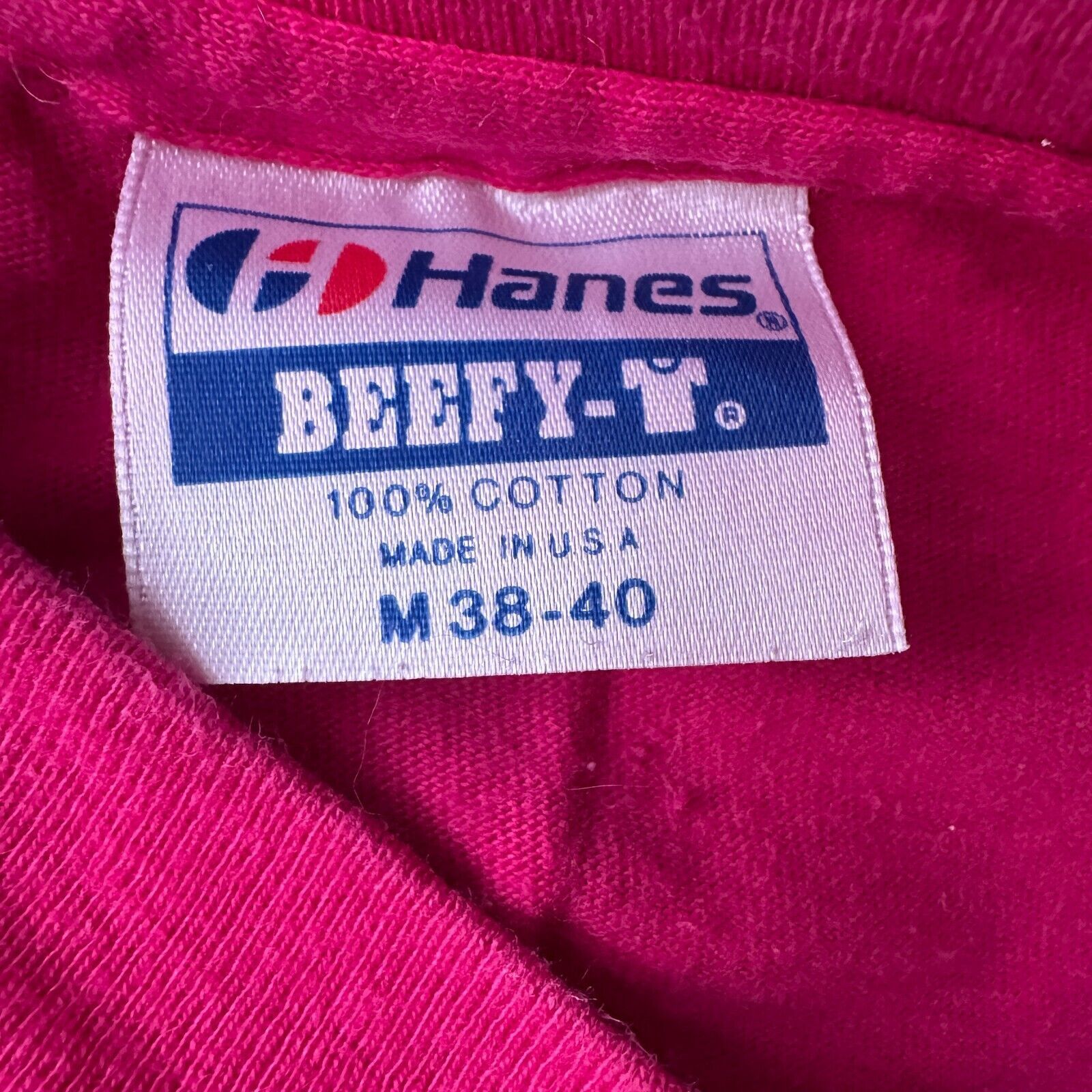 Hanes Vintage LL Bean Cycling T-Shirt Mens M Pink Short Sleeve Size US M / EU 48-50 / 2 - 5 Thumbnail