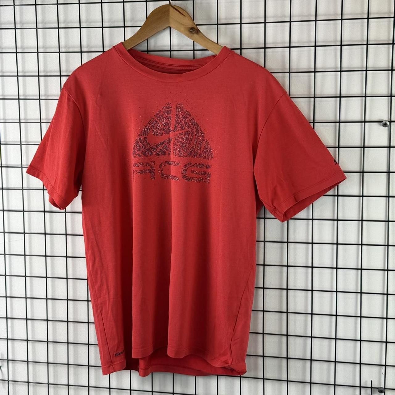 Nike ACG Nike Vintage 90s ACG Logo T shirt RED Size US M / EU 48-50 / 2 - 2 Thumbnail