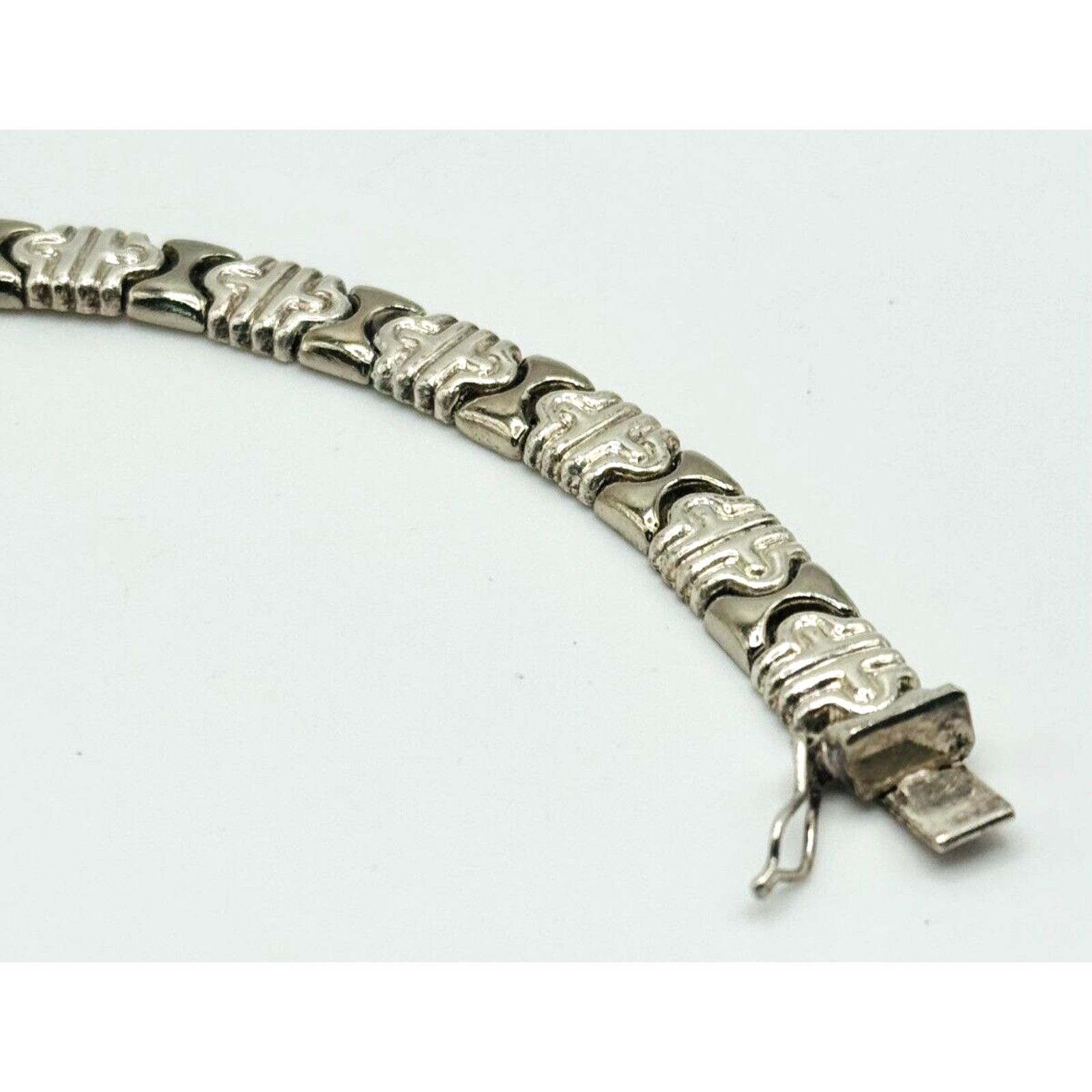 Other 925 Silv Italy Link Bracelet 7 1/2" Stamped & Tested 18.29 G Size ONE SIZE - 3 Thumbnail