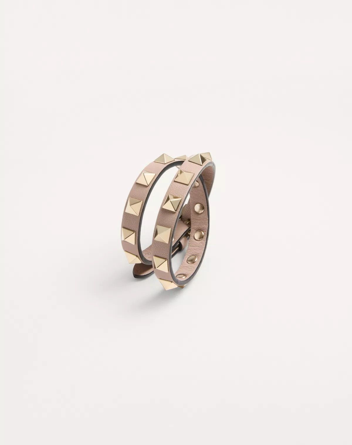 Valentino oc11z0725 Size:OS/Double-Strap Bracelet in Beige/Golden Size ONE SIZE - 2 Thumbnail