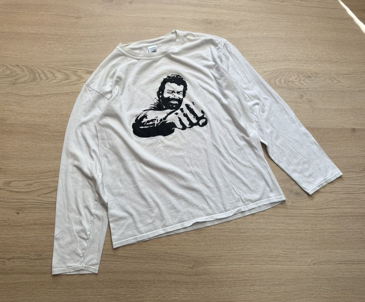 Monies Vintage Gildan Bud Spancer Iconic Western Movie Long Sleeve Size US L / EU 52-54 / 3 - 1 Thumbnail