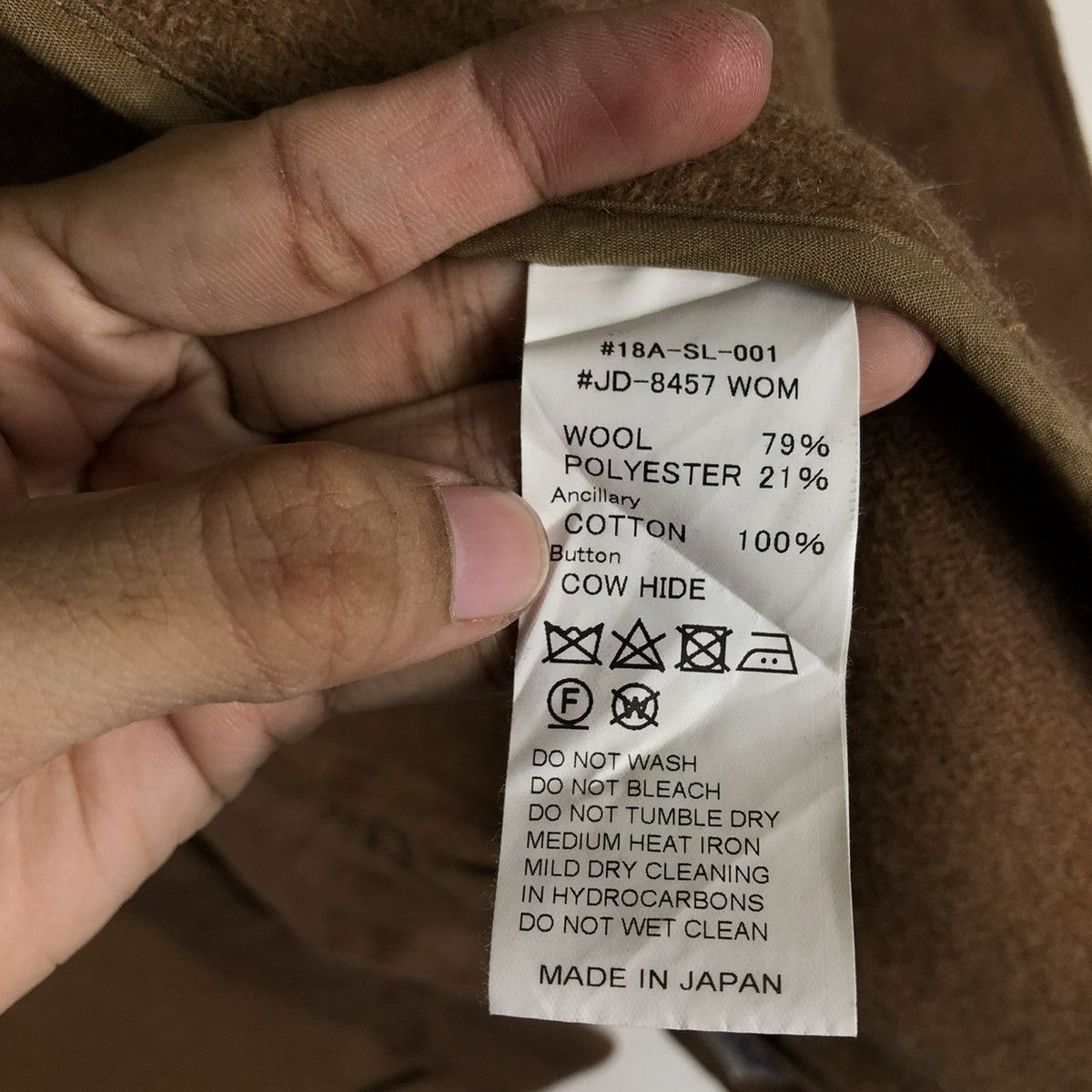 Danton 🔥VINTAGE WOOL LONG JACKET DANTON VETEMENTS DE TRAVAIL Size US M / EU 48-50 / 2 - 22 Thumbnail