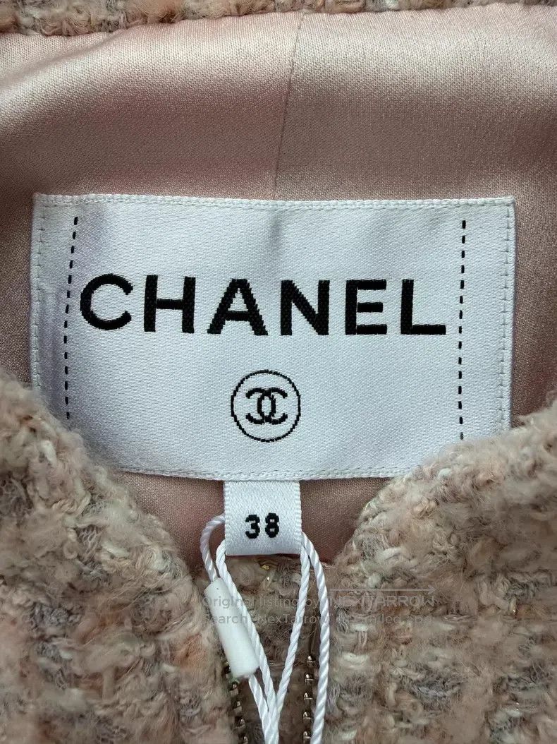 Chanel Chanel Pink tweed coat Size XS / US 0-2 / IT 36-38 - 4 Thumbnail