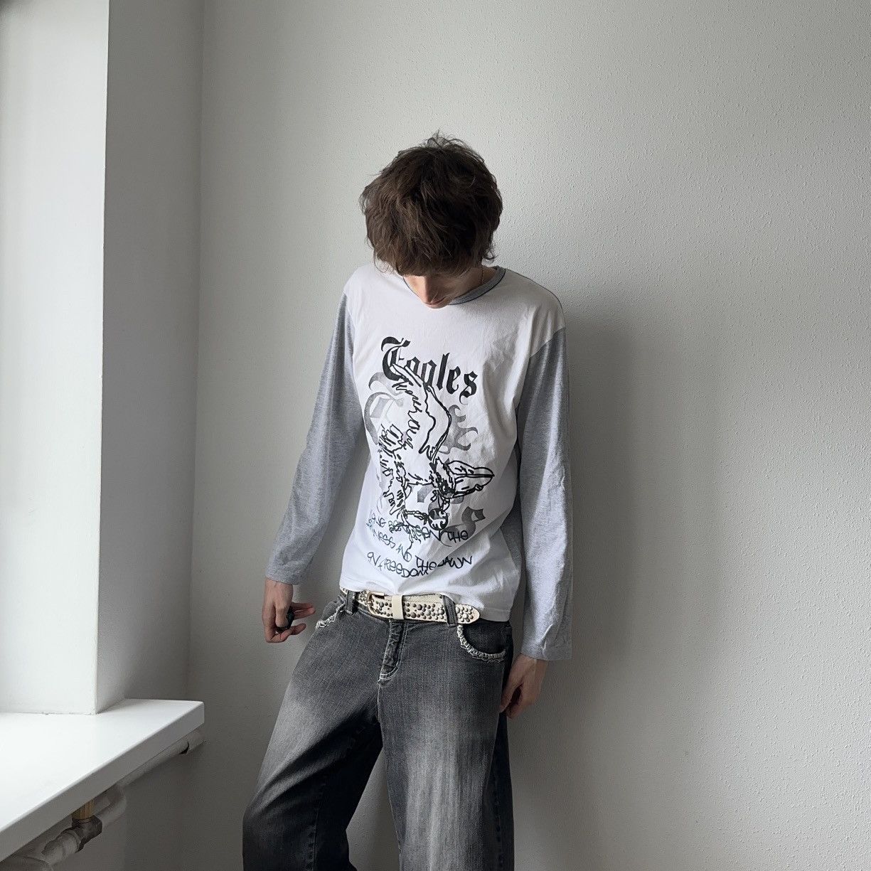 Hysteric Glamour × Undercover Japan Poem If Six Was Nine Impala Vibe Long Sleeve T Shirt Size US M / EU 48-50 / 2 - 3 Thumbnail