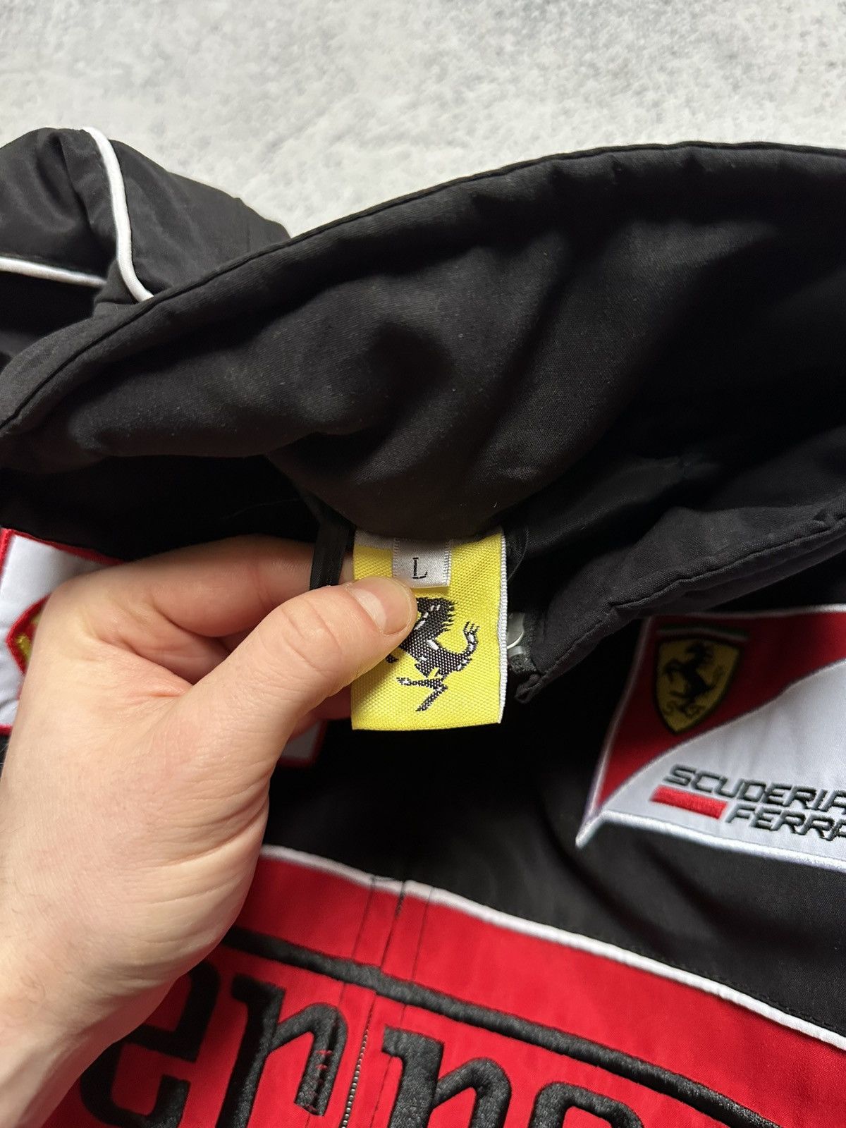 Ferrari Ferarri F1 Team Bomber Jacket Y2K Size US L / EU 52-54 / 3 - 9 Thumbnail